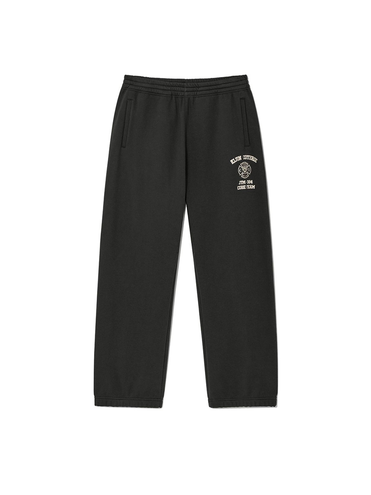기준 맨(KIJUN MEN) Crest Jogger Pants Charcoal