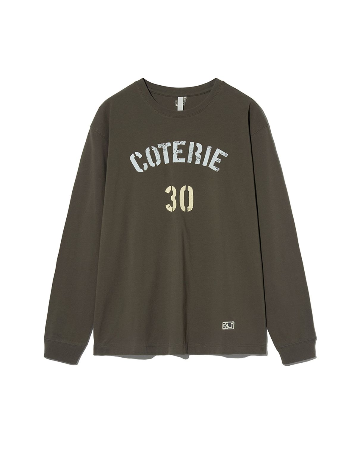 기준 맨(KIJUN MEN) COTERIE Long Sleeve T-Shirt Charcoal