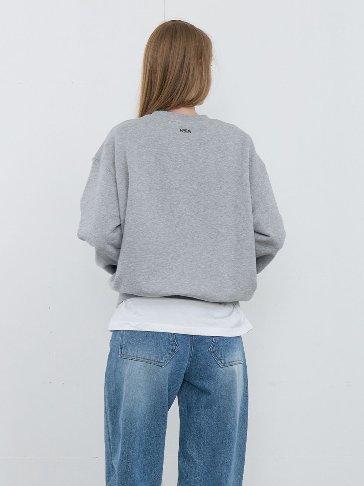 기준(KIJUN) Hotel Pullover UNISEX Melange Grey