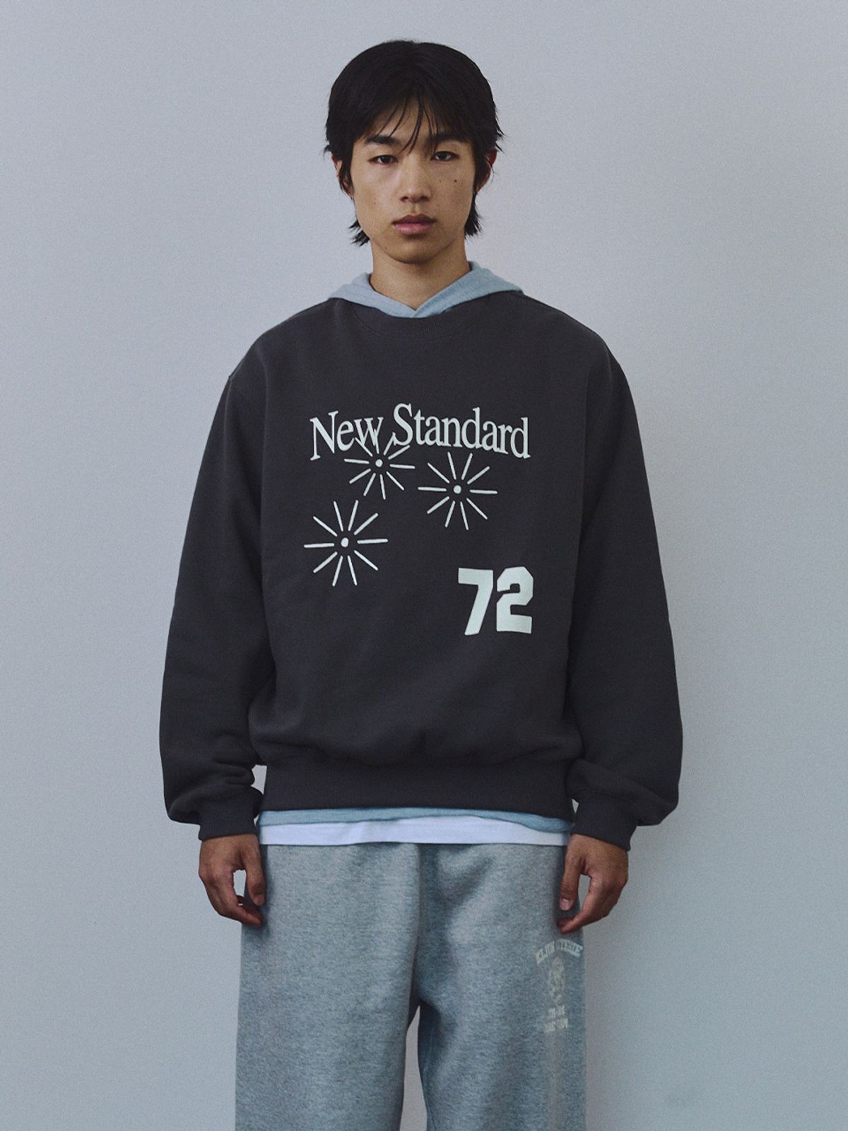 기준(KIJUN) New Standard Pullover UNISEX Charcoal