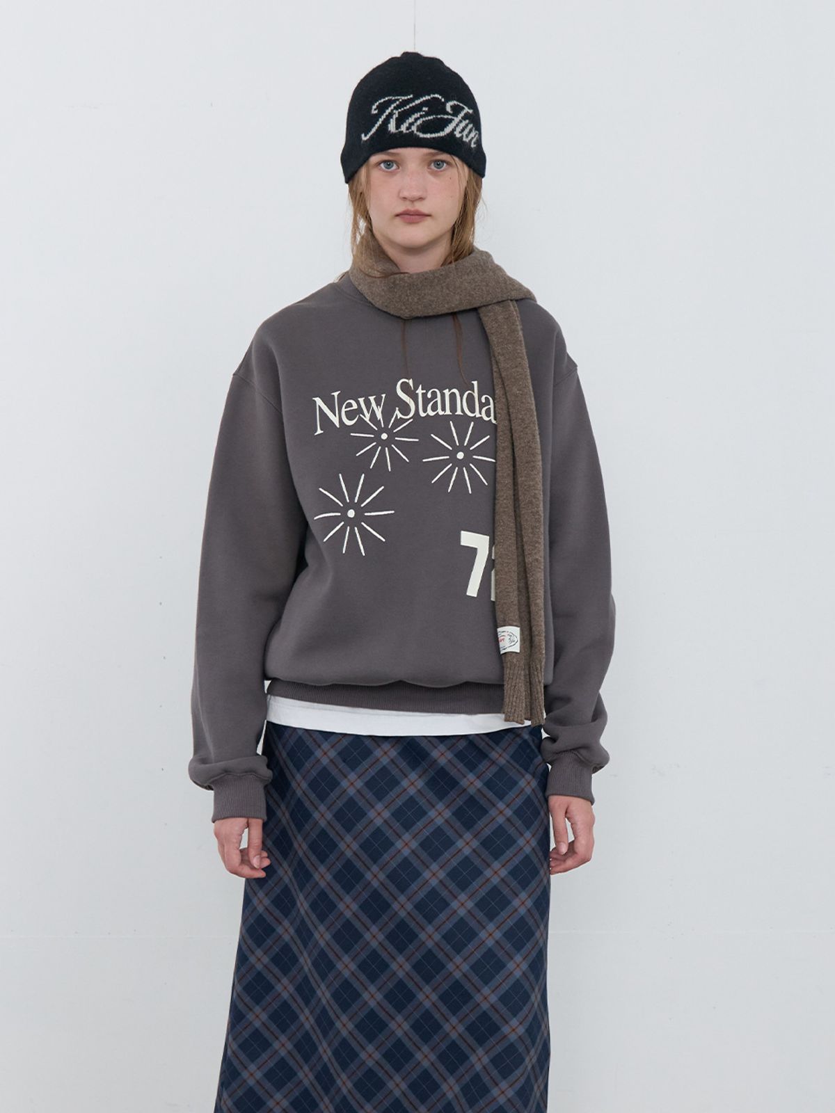 기준(KIJUN) New Standard Pullover UNISEX Charcoal