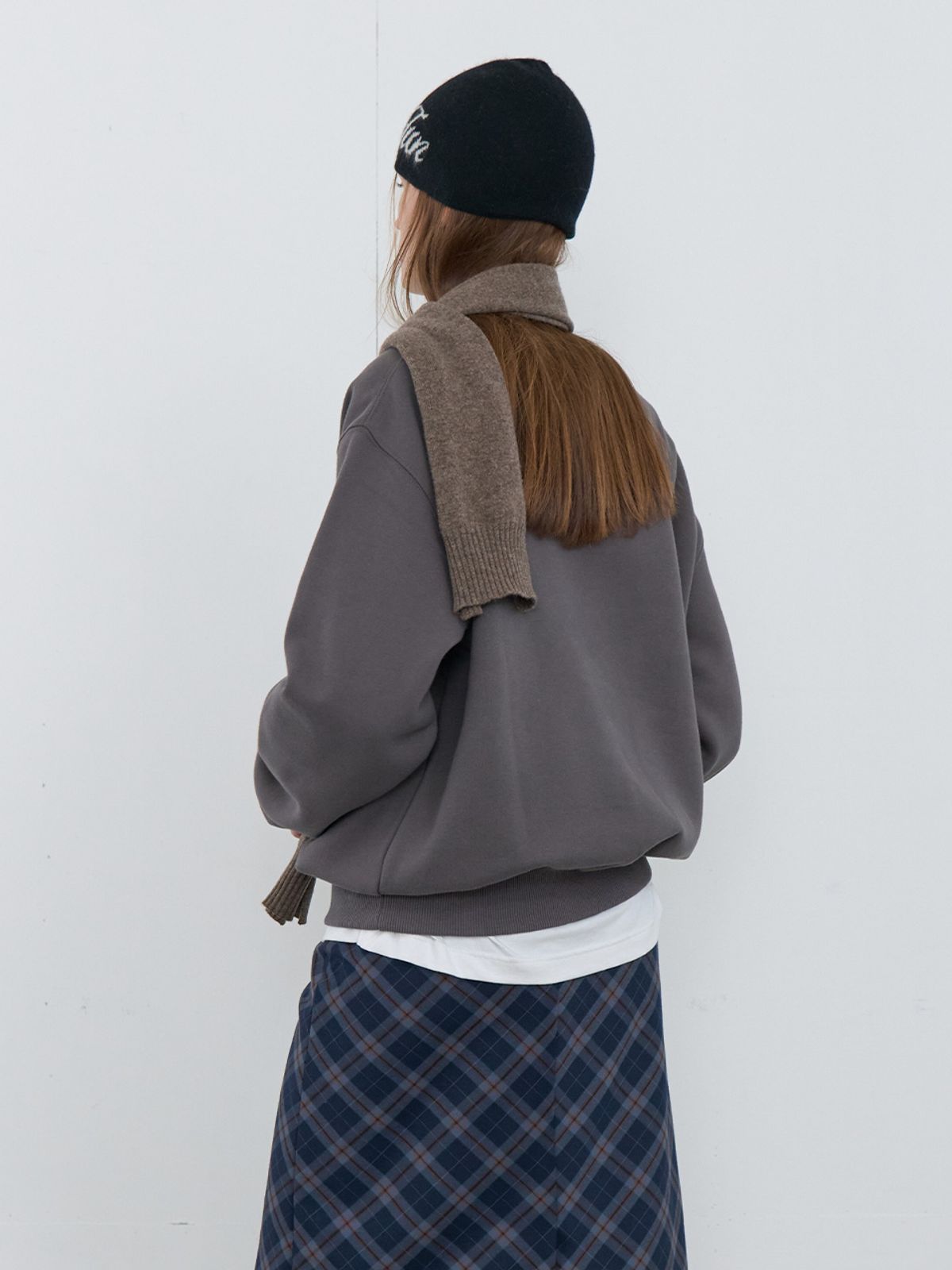 기준(KIJUN) New Standard Pullover UNISEX Charcoal