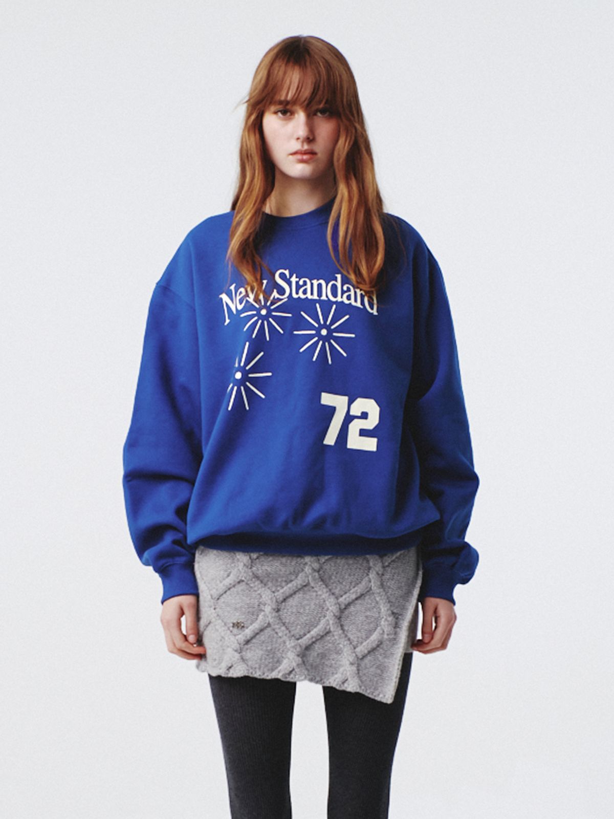 기준(KIJUN) New Standard Pullover UNISEX Blue