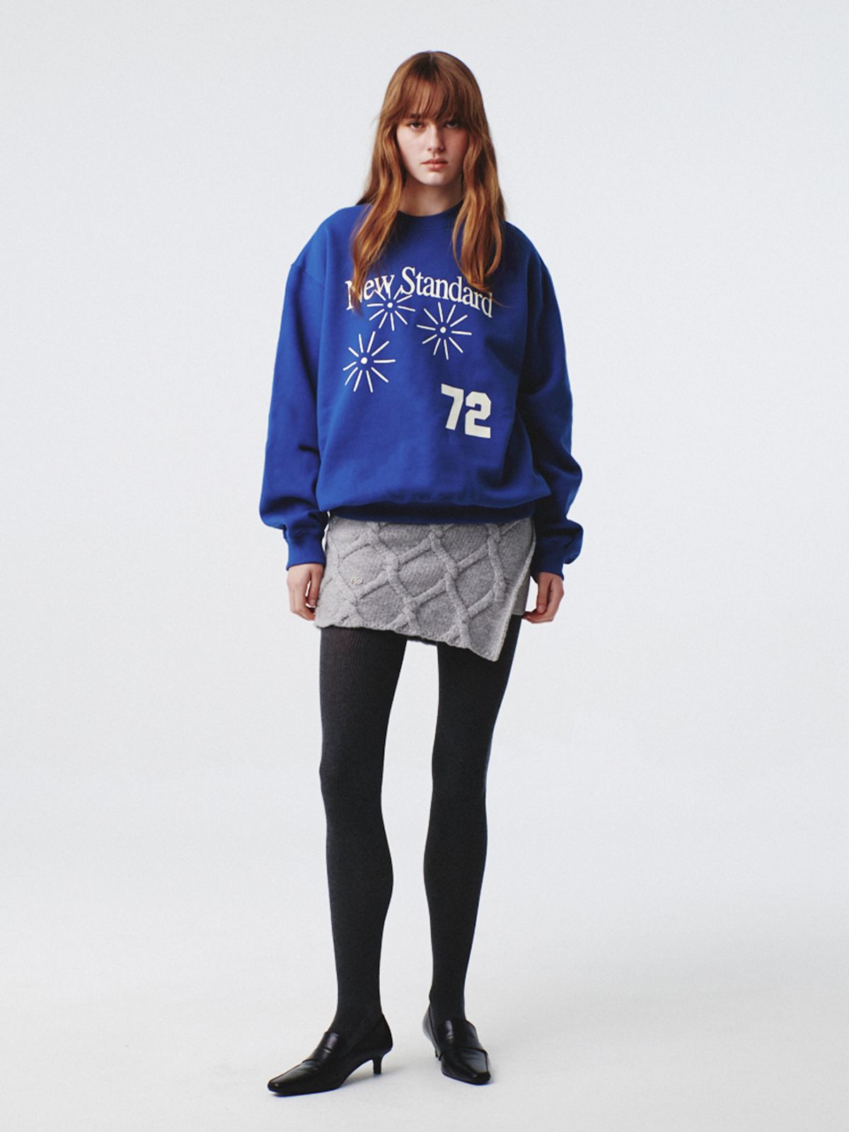 기준(KIJUN) New Standard Pullover UNISEX Blue
