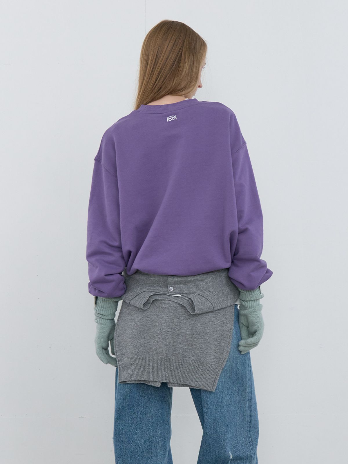 기준(KIJUN) Sun Moon Pullover UNISEX Purple