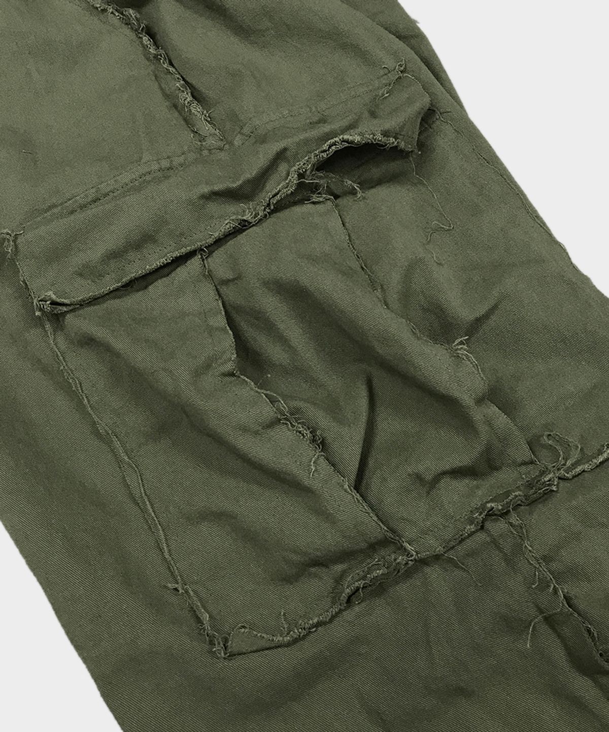 나인넛츠(NINENUTS) 그런지 와이드 카고_khaki