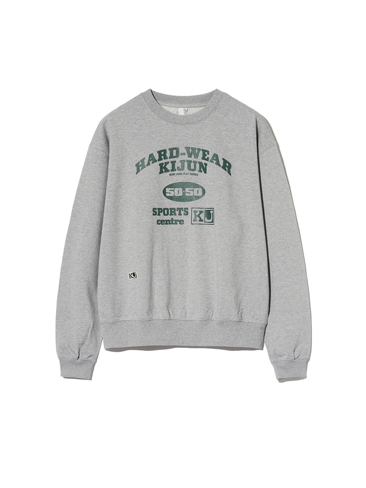 기준 맨(KIJUN MEN) Hard-Wear Sweatshirt Melange Grey