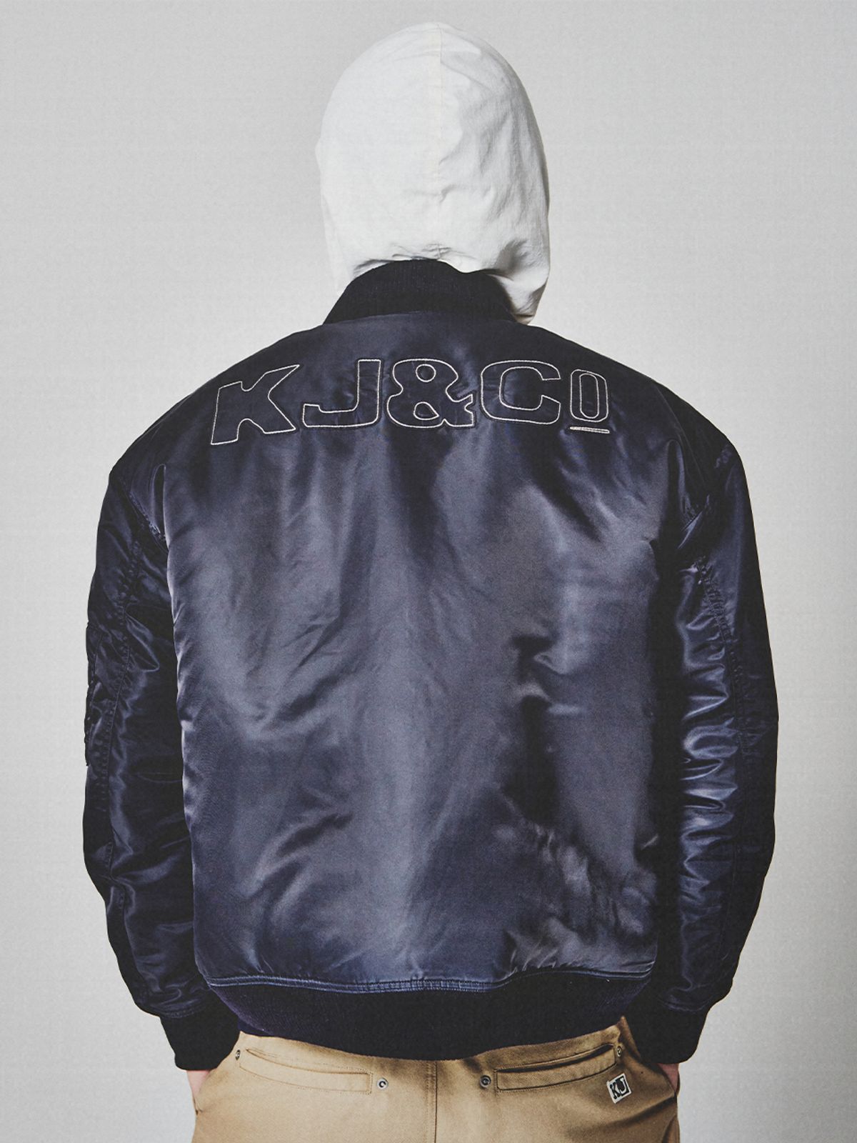 기준 맨(KIJUN MEN) Logo MA-1 Navy