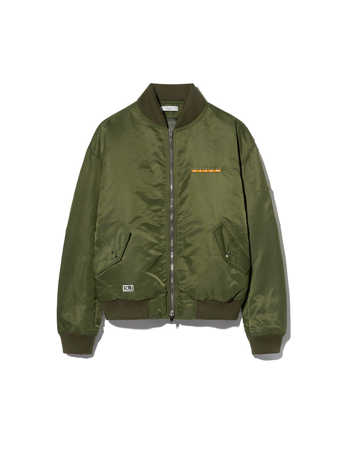 기준 맨(KIJUN MEN) Logo MA-1 Khaki