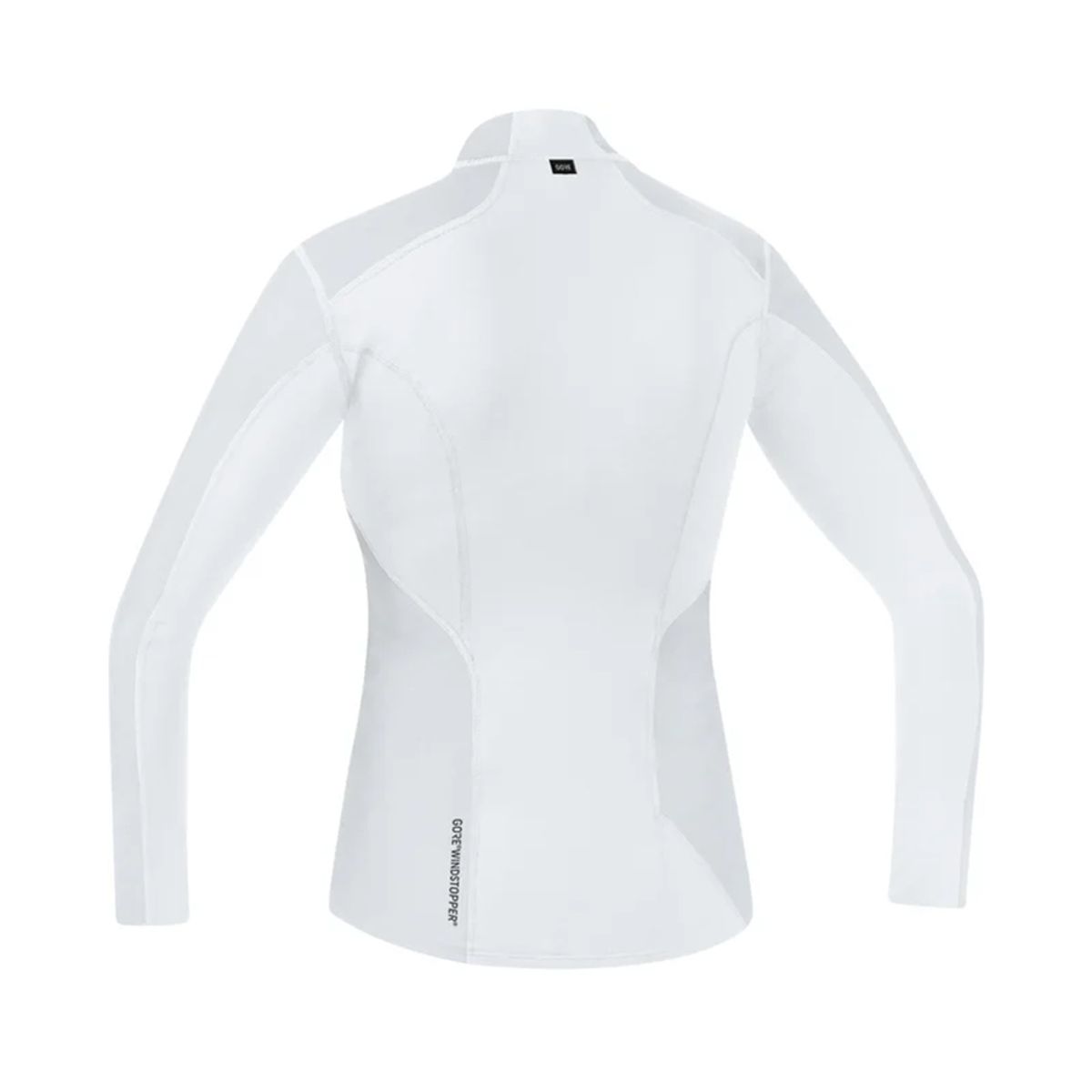 고어웨어(GOREWEAR) M 베이스레이어 윈드스토퍼 써모 터틀넥 우먼 - 화이트 (여성용) 방풍 기모 긴팔 반집업
