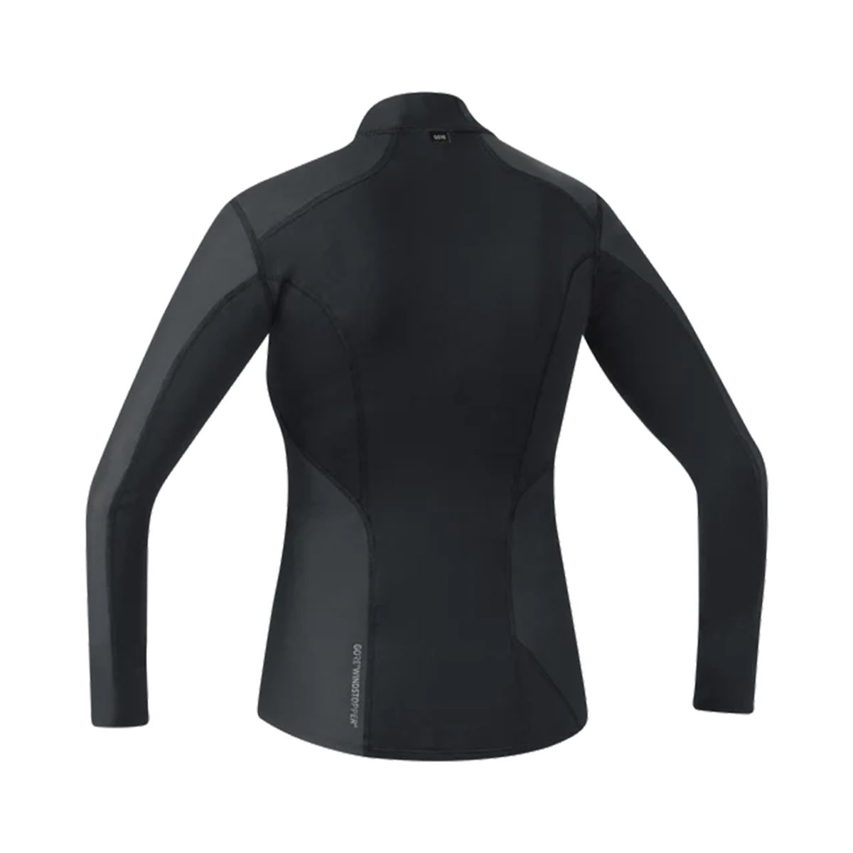 고어웨어(GOREWEAR) M 베이스레이어 윈드스토퍼 써모 터틀넥 우먼 - 블랙 (여성용) 방풍 기모 긴팔 반집업