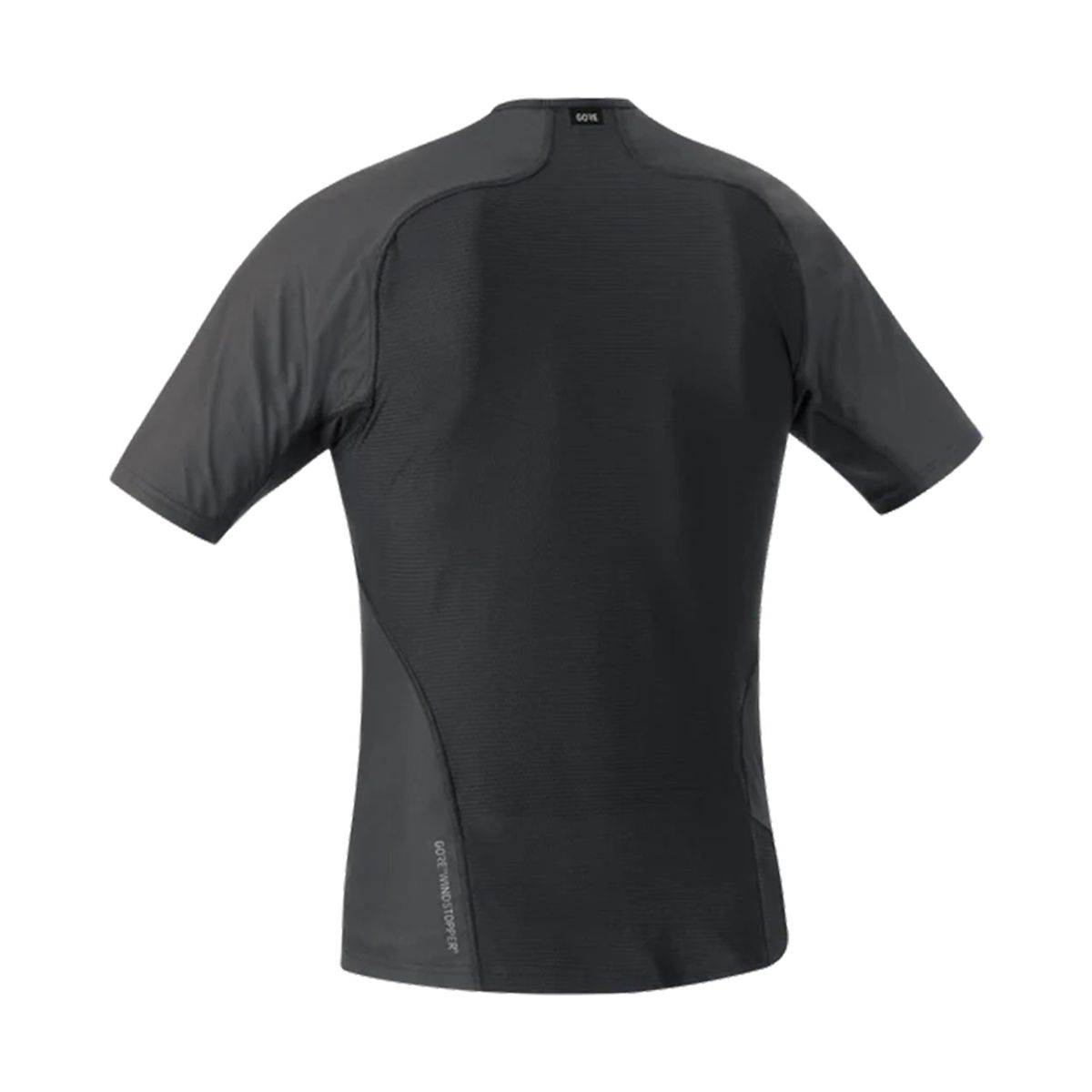 고어웨어(GOREWEAR) M 베이스레이어 윈드스토퍼 티셔츠 - 블랙 (남성용) 방풍 반팔
