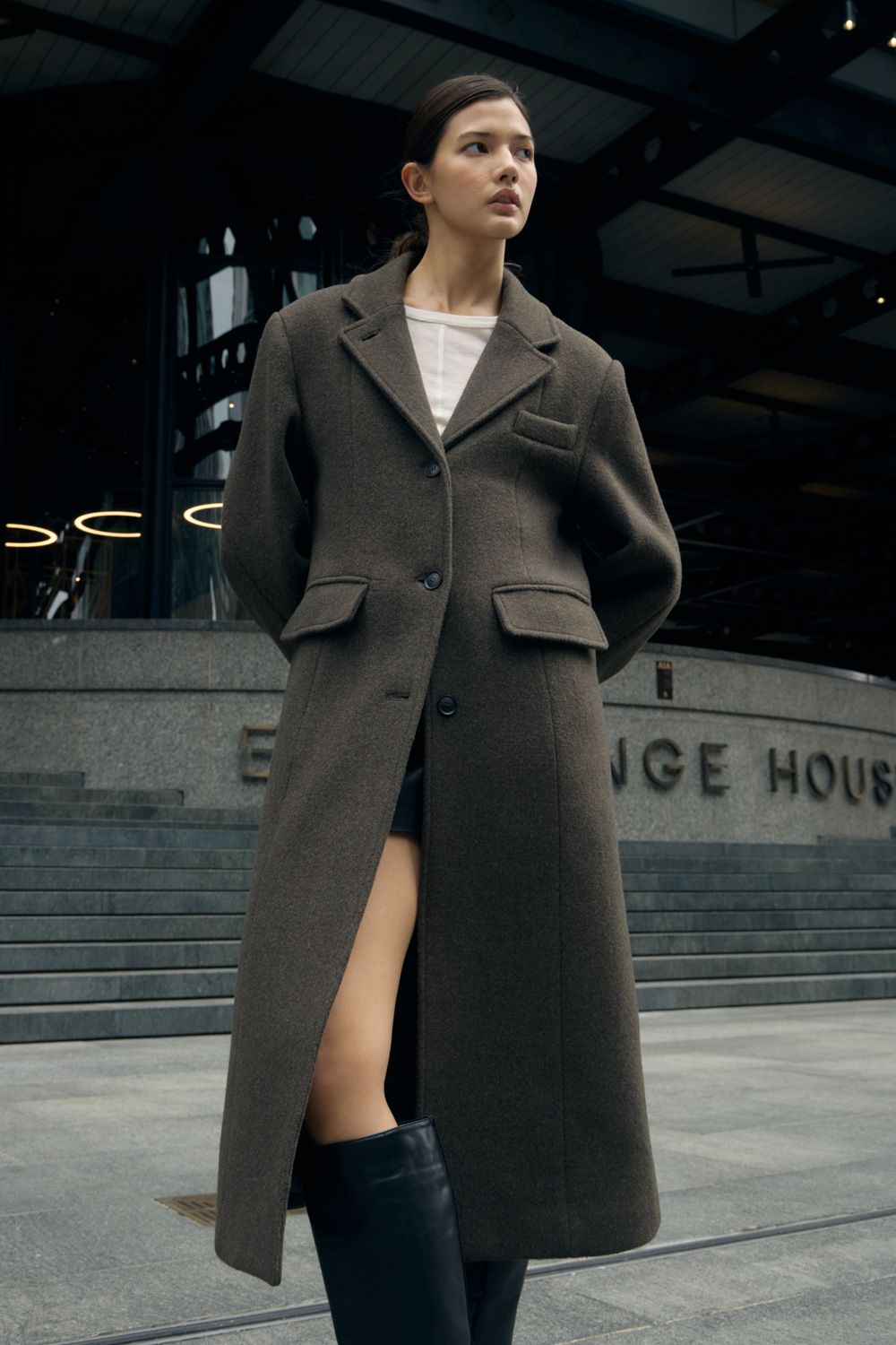 MUSINSA | AFTERHOURS HOURGLASS WOOL COAT
