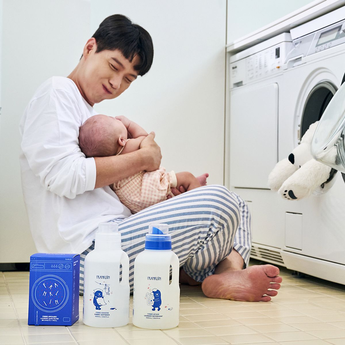 프랭클린(FRANKLIIN) 아기 섬유유연제 무향 1L