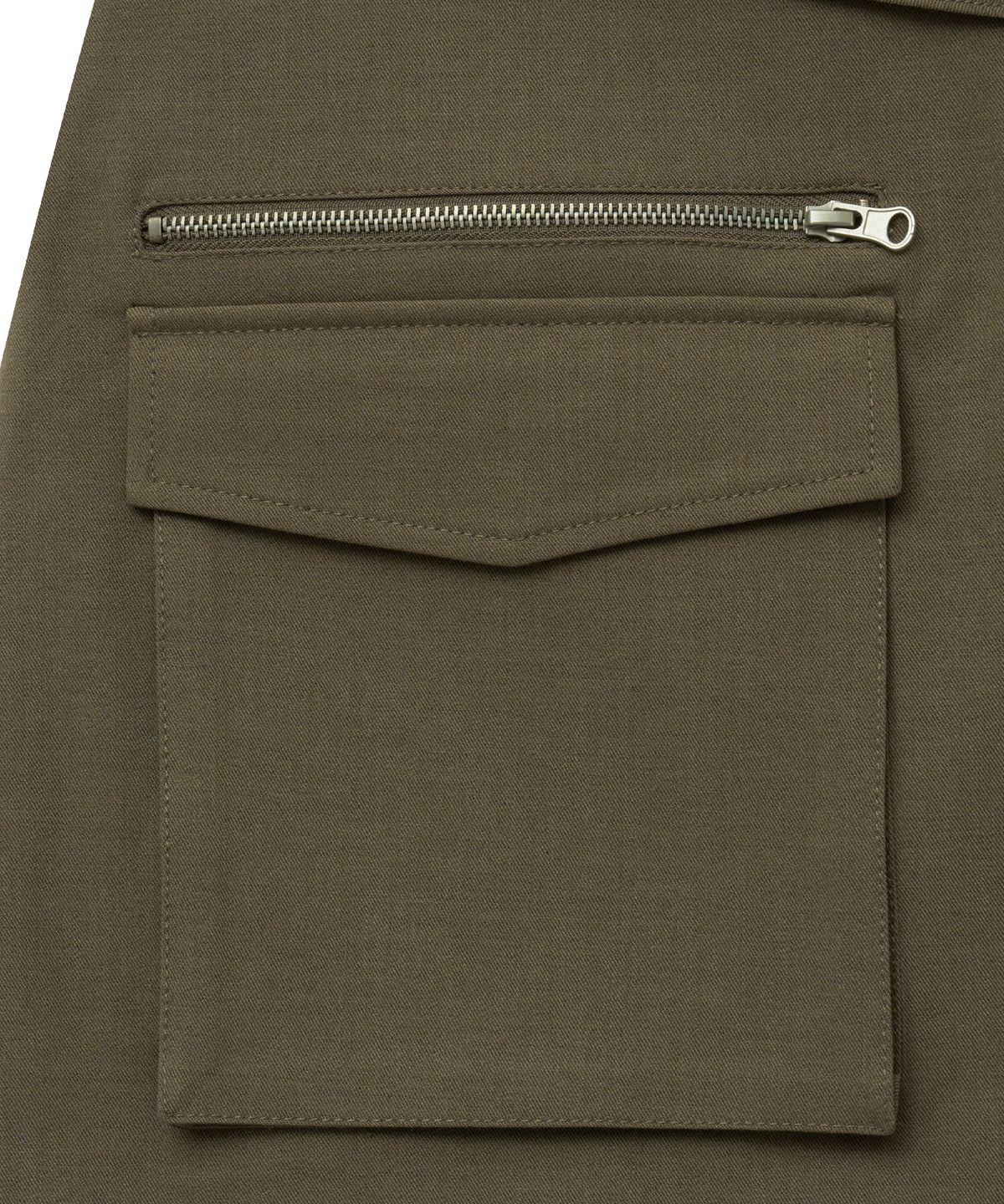미드나잇 무브(MIDNIGHT MOVE) zip skirt [brown]