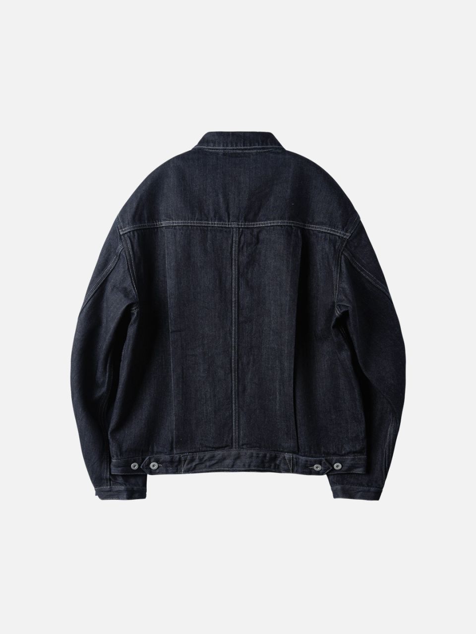 MUSINSA公式 | ROUGH SIDE Drape Denim Jacket One Washed