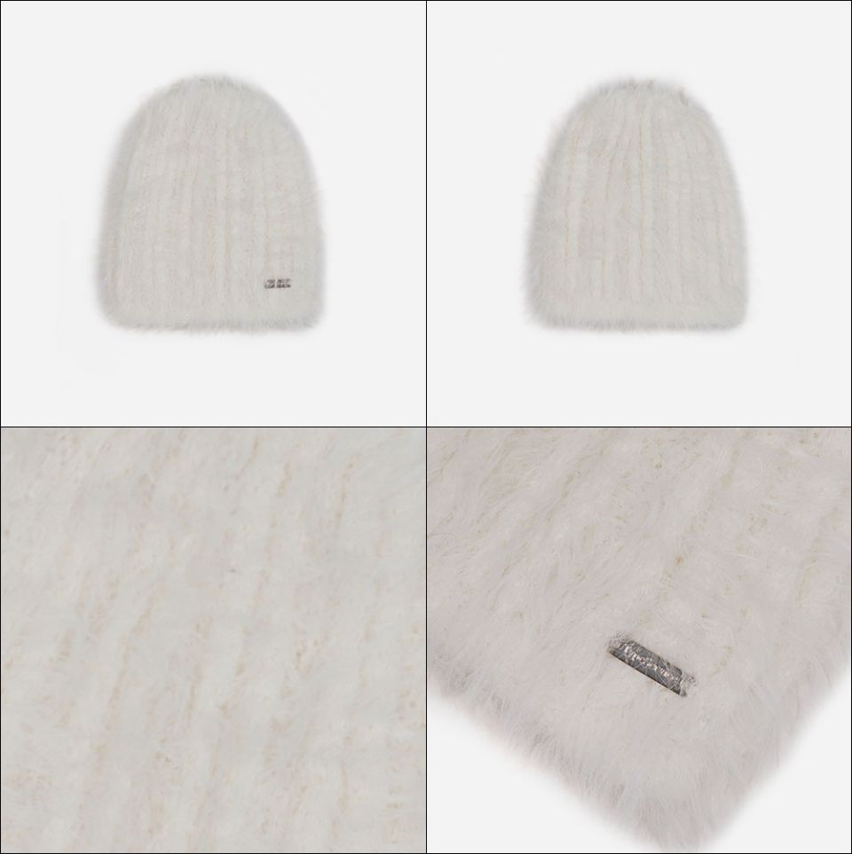 MUSINSA公式 | TYPESERVICE Fluffy Beanie [Ivory]