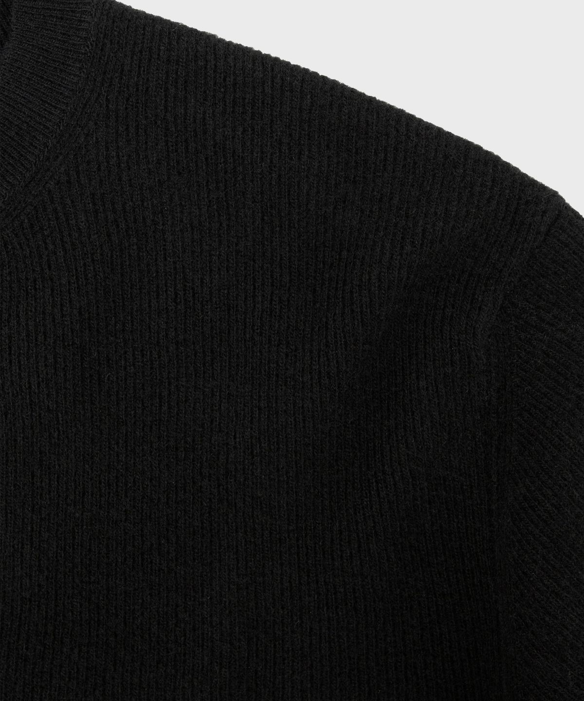 디키즈(DICKIES) x 브라운야드 홀스슈 크루넥 니트 Black