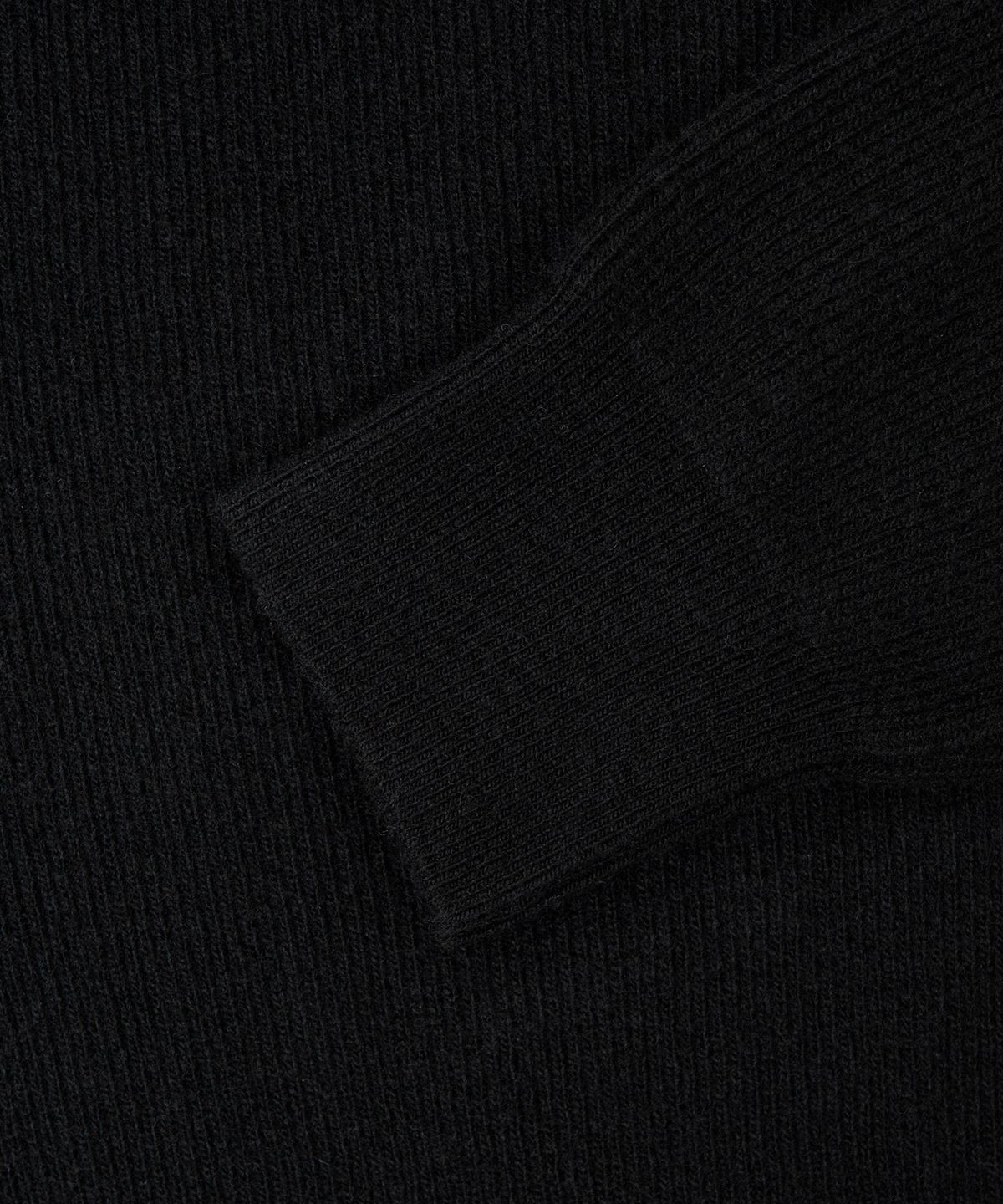 디키즈(DICKIES) x 브라운야드 홀스슈 크루넥 니트 Black