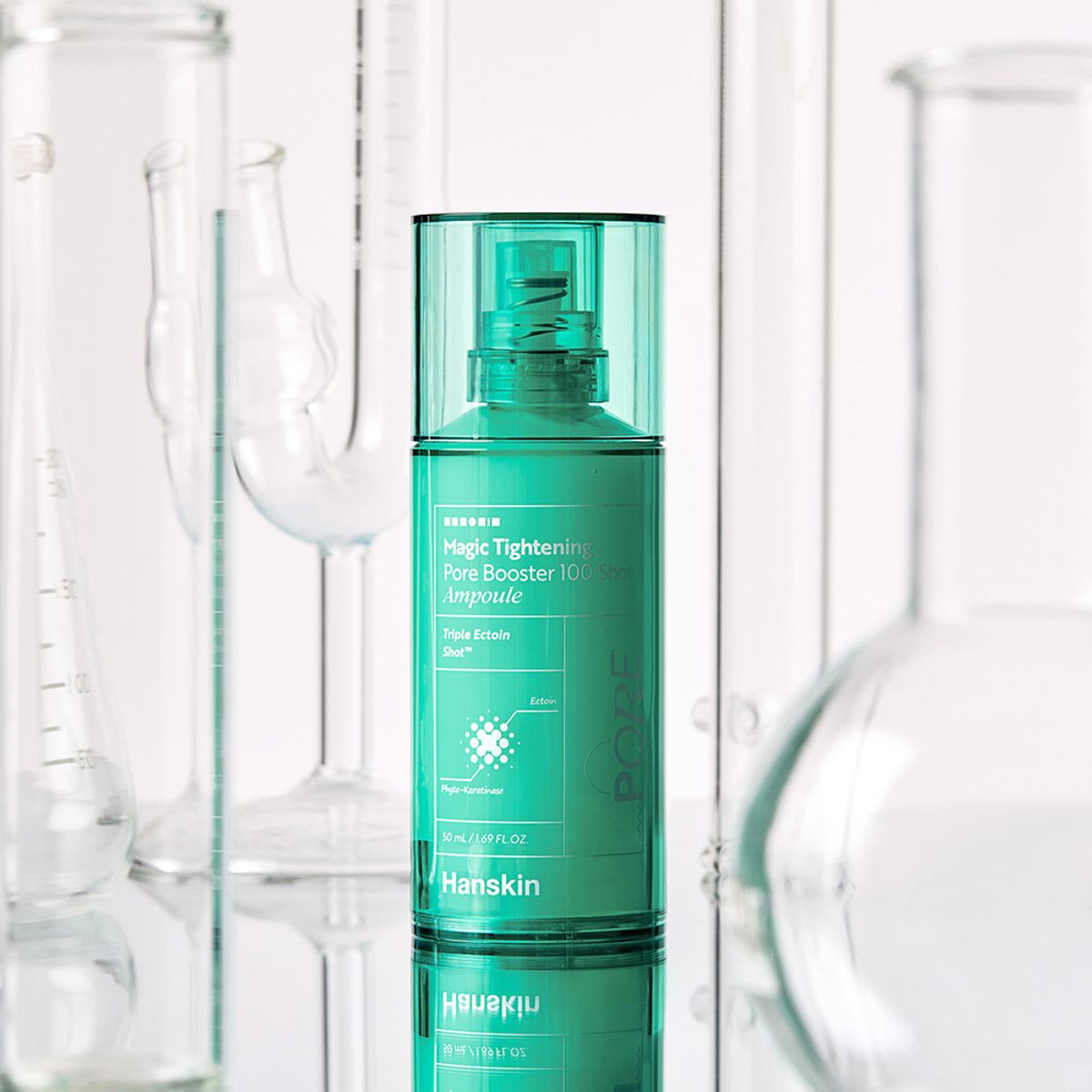 한스킨(HANSKIN) 매직 타이트닝 모공 부스터 100 샷 앰플 50ml 2개