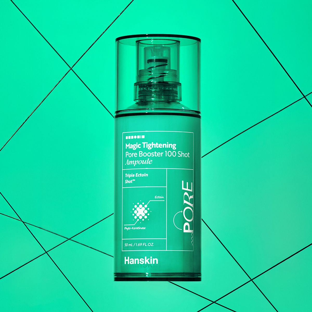 한스킨(HANSKIN) 매직 타이트닝 모공 부스터 100 샷 앰플 50ml 2개