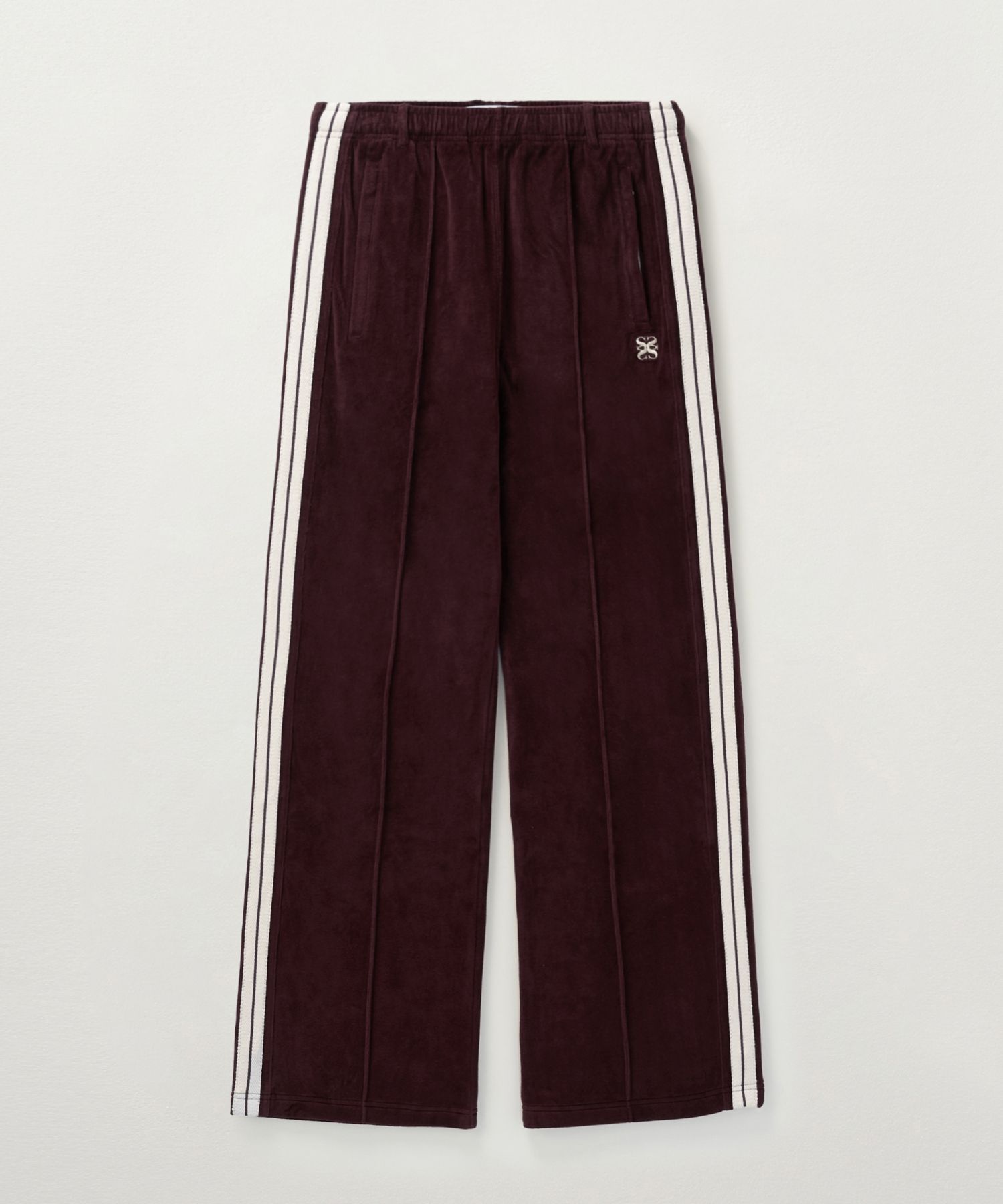 ■SATUR■ W Rotten Velour Track Pants Burgundy SA243WTP02BU MUSINSA | SATUR (W) Rotten Velour Track Pants Burgundy