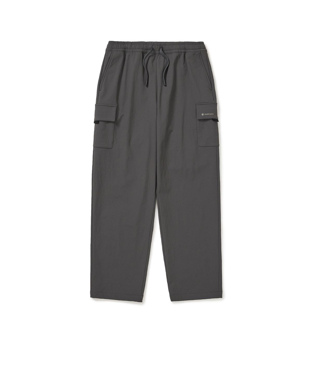스노우피크 어패럴(SNOWPEAK APPAREL) 라고 약기모 카고 스트레이트 팬츠 (S24WUTPT36) Charcoal