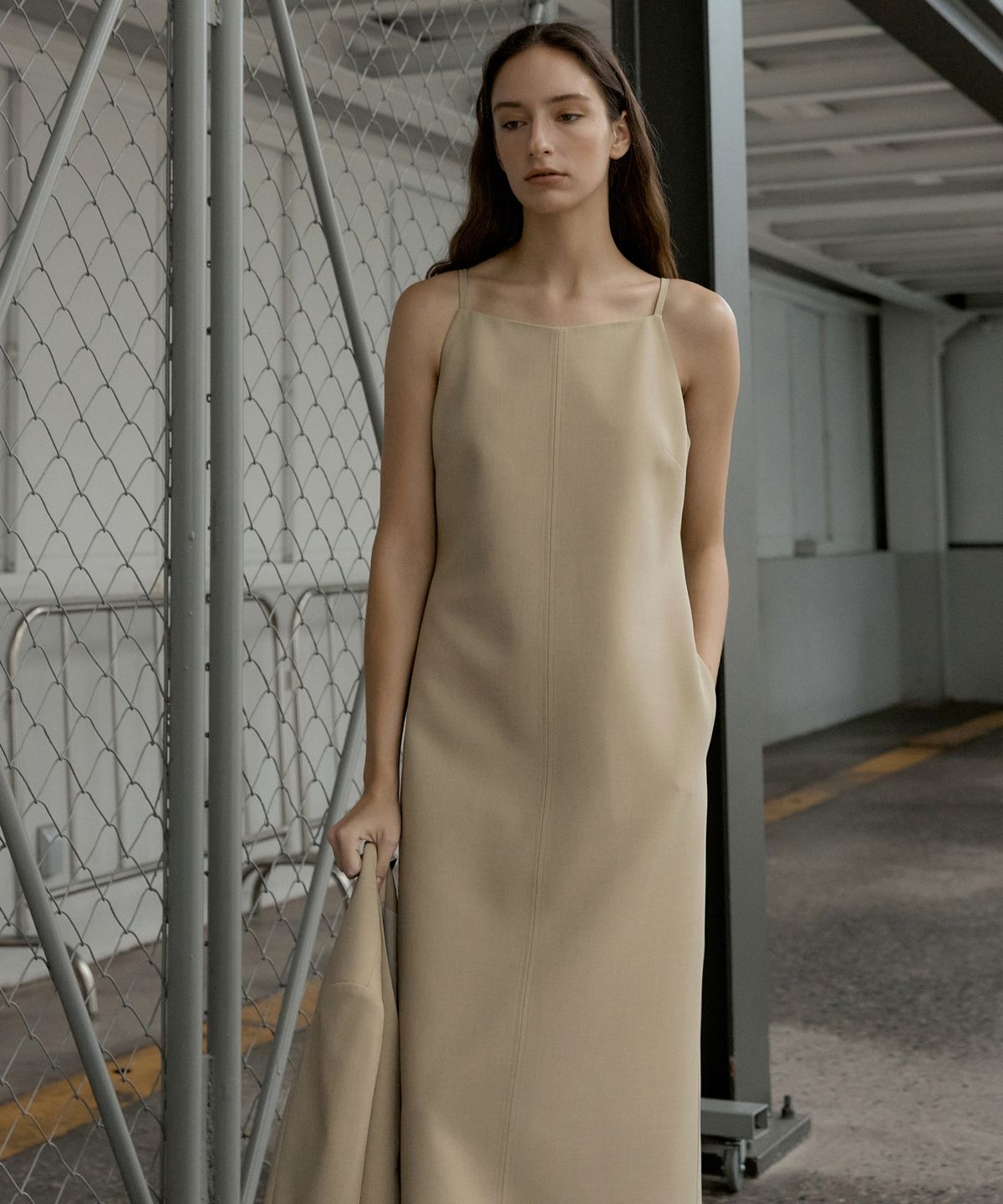 오떼뜨(OCTETTE) HAIM LONG SLEEVELESS OPS_2COLOR