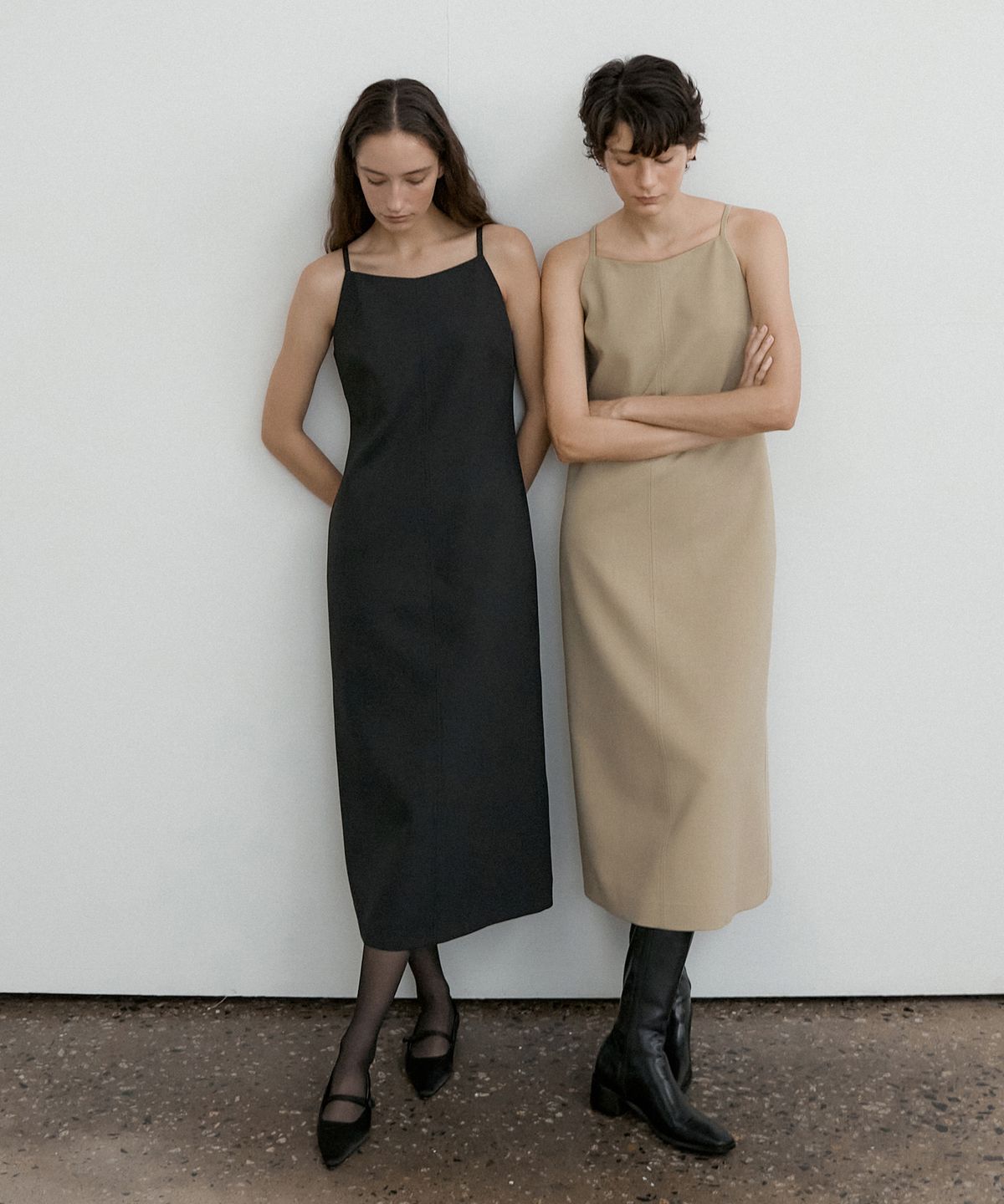 오떼뜨(OCTETTE) HAIM LONG SLEEVELESS OPS_2COLOR