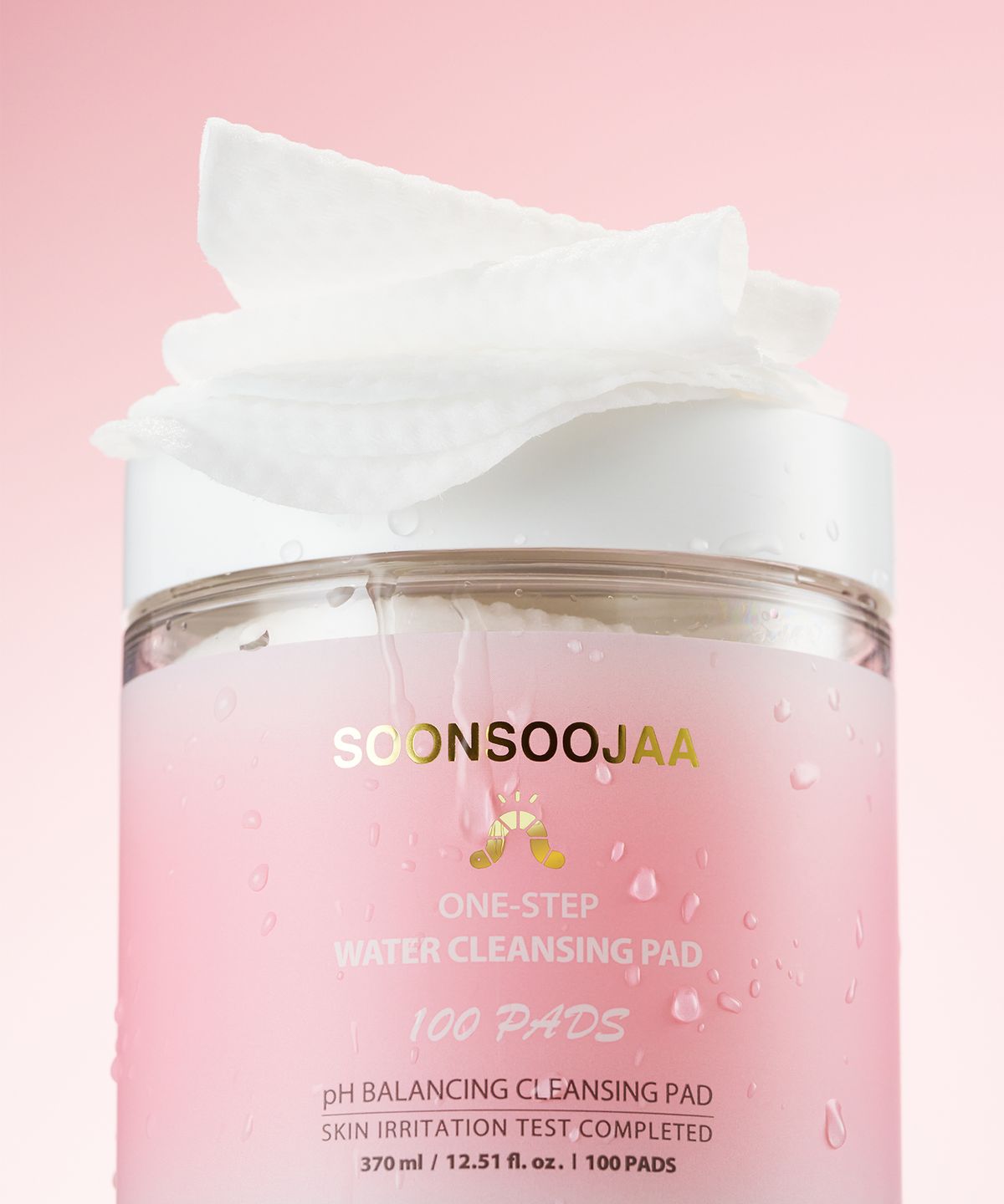 순수자아(SOONSOOJAA) 원스텝 워터 클렌징패드 370ml 100매
