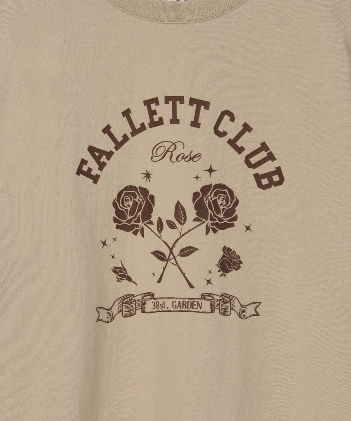 팔렛(FALLETT) 로즈 레이어드 롱슬리브 탑 베이지