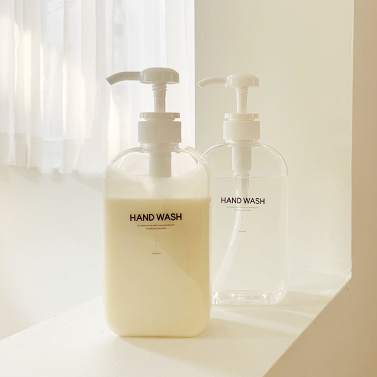뉴앤룩(NEWNLOOK) [3pack] 슬림형 주방세제 공병 500ml / 핸드워시 리필용기 3개