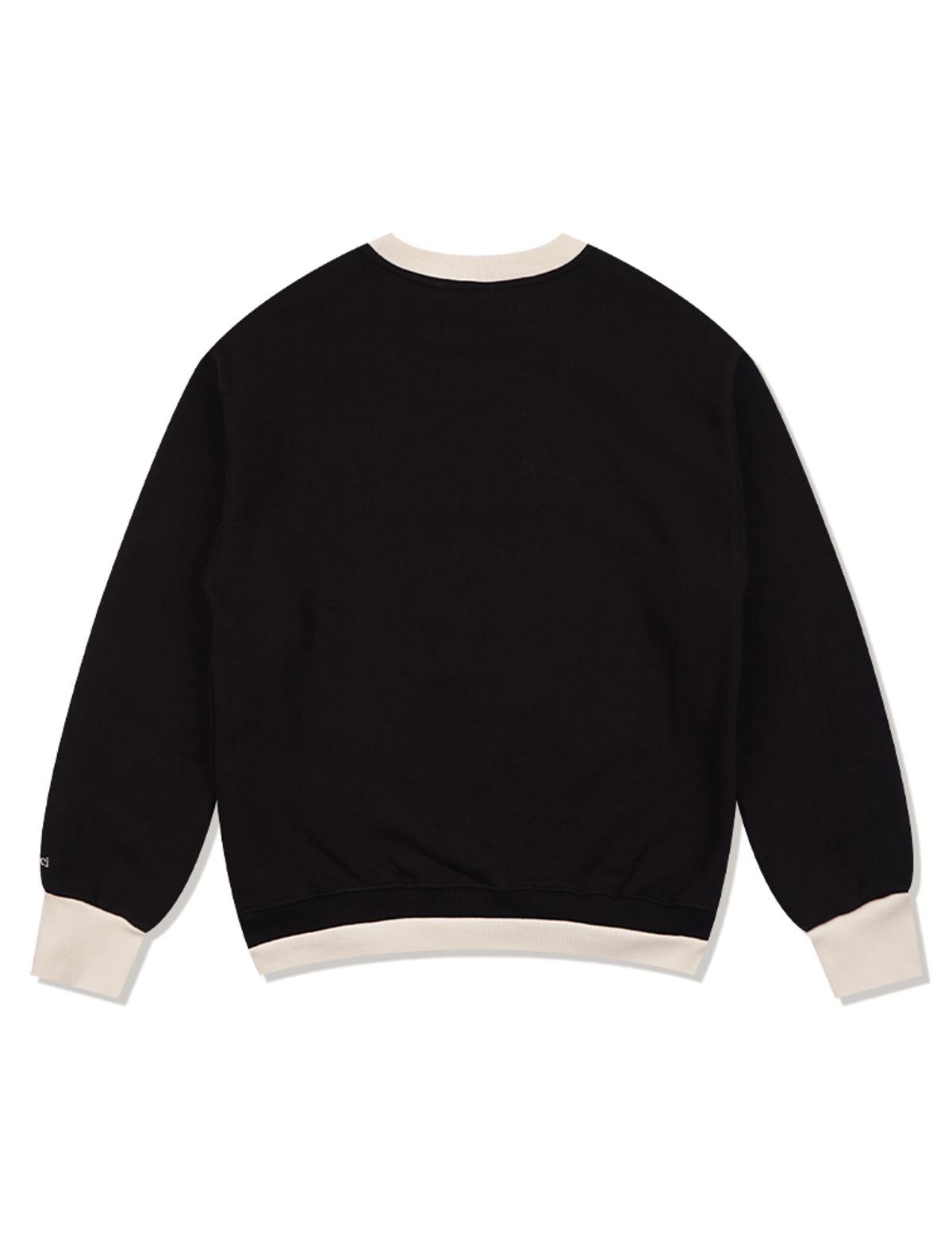 라 메종 스튜디오(LA MAISON STUDIO) UNISEX 르 리스 엠보 로고 헤비 테리 맨투맨 블랙(FCE3TS601M)