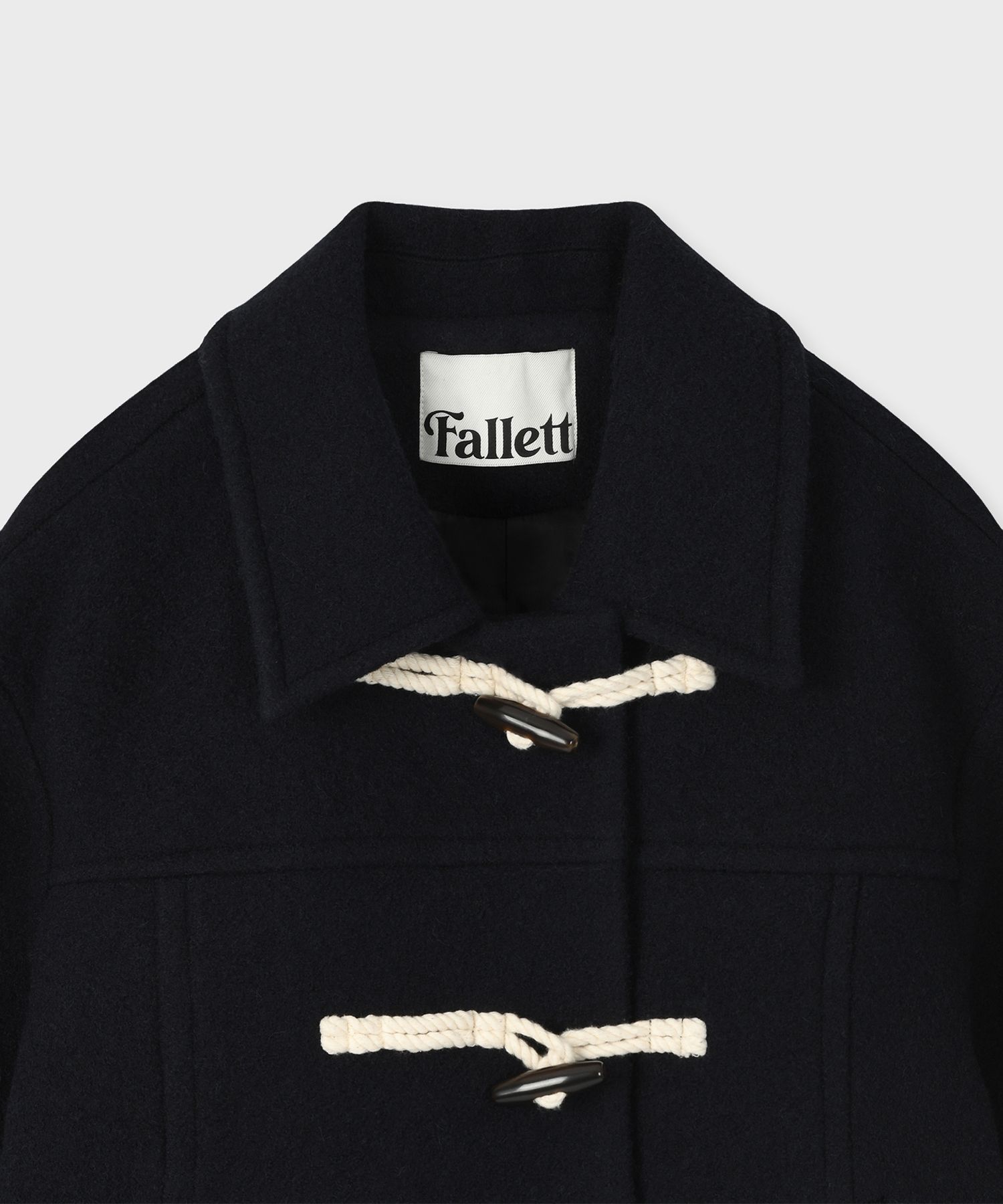 アウターその他 Fallett Wool Duffel Short Coat Navy FA2403JK08NA MUSINSA | FALLETT Wool Duffle Short Coat Navy