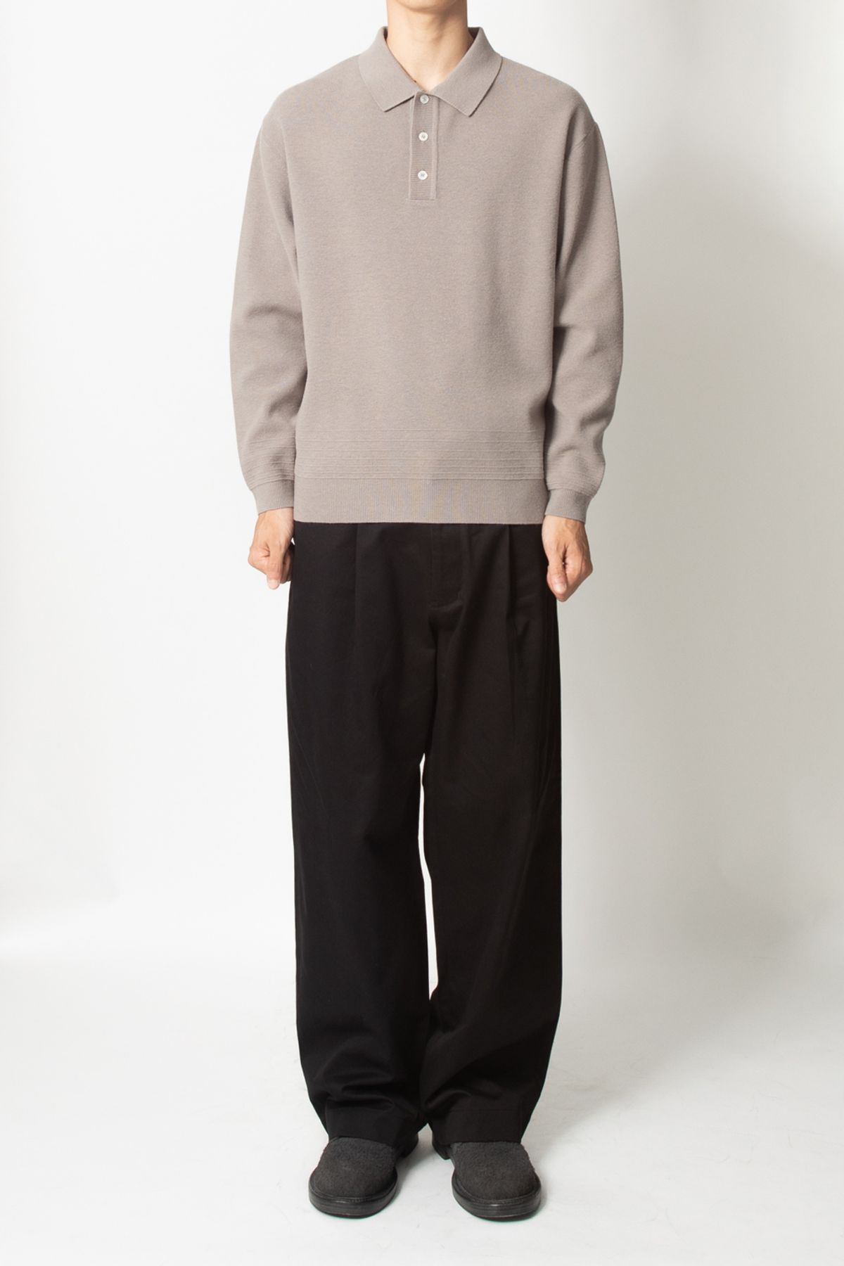 홀리선(HORLISUN) Kelowna Knit Pullover Melange Gray