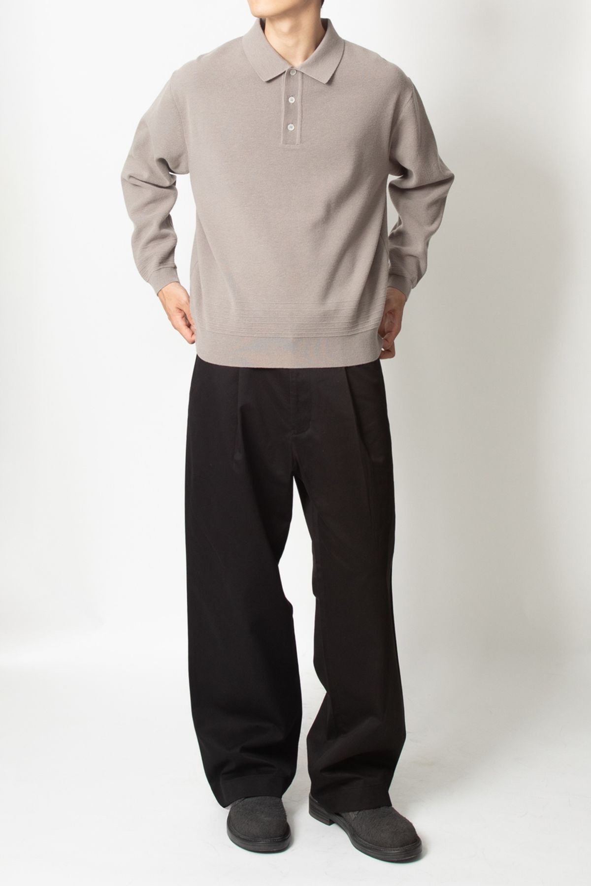 홀리선(HORLISUN) Kelowna Knit Pullover Melange Gray