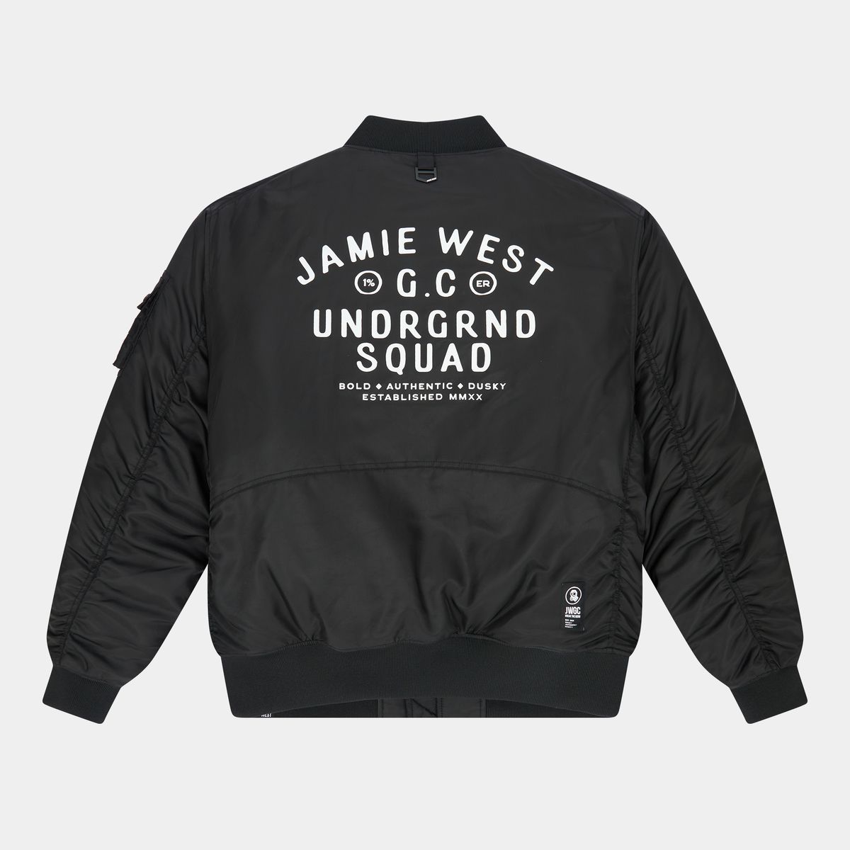제이미웨스트(JAMIE WEST) 스쿼드 MA-1 헤비점퍼 (블랙)