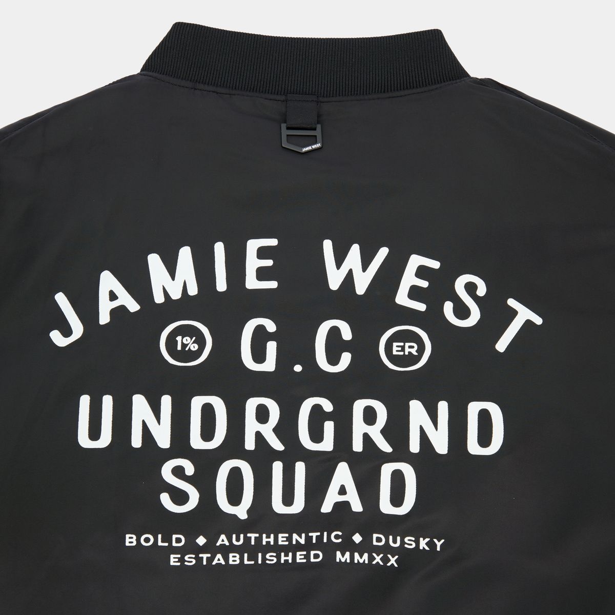 제이미웨스트(JAMIE WEST) 스쿼드 MA-1 헤비점퍼 (블랙)