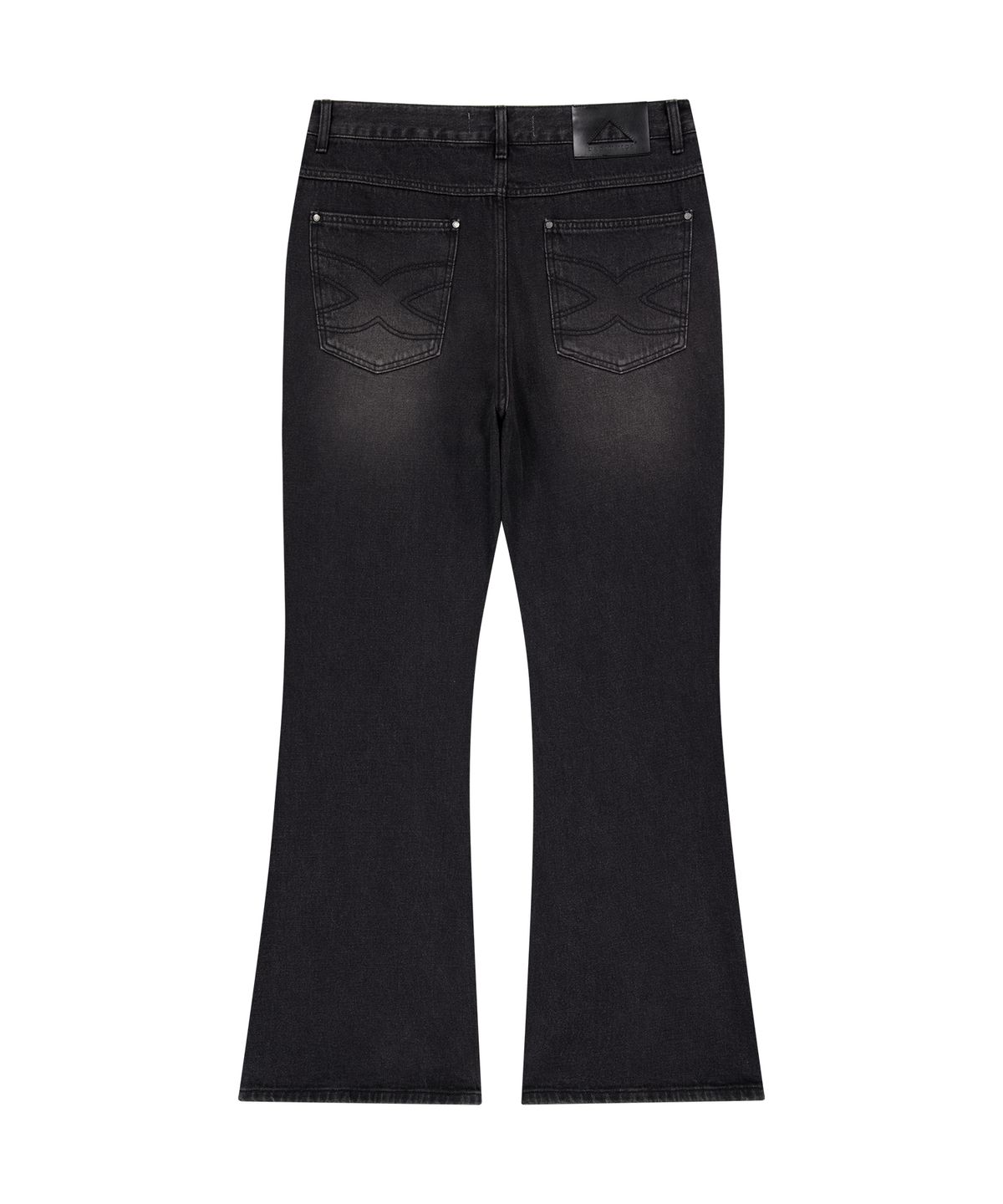 언지미크(UNGIMMICK) VINTAGE FLARED DENIM PANTS (BLACK)
