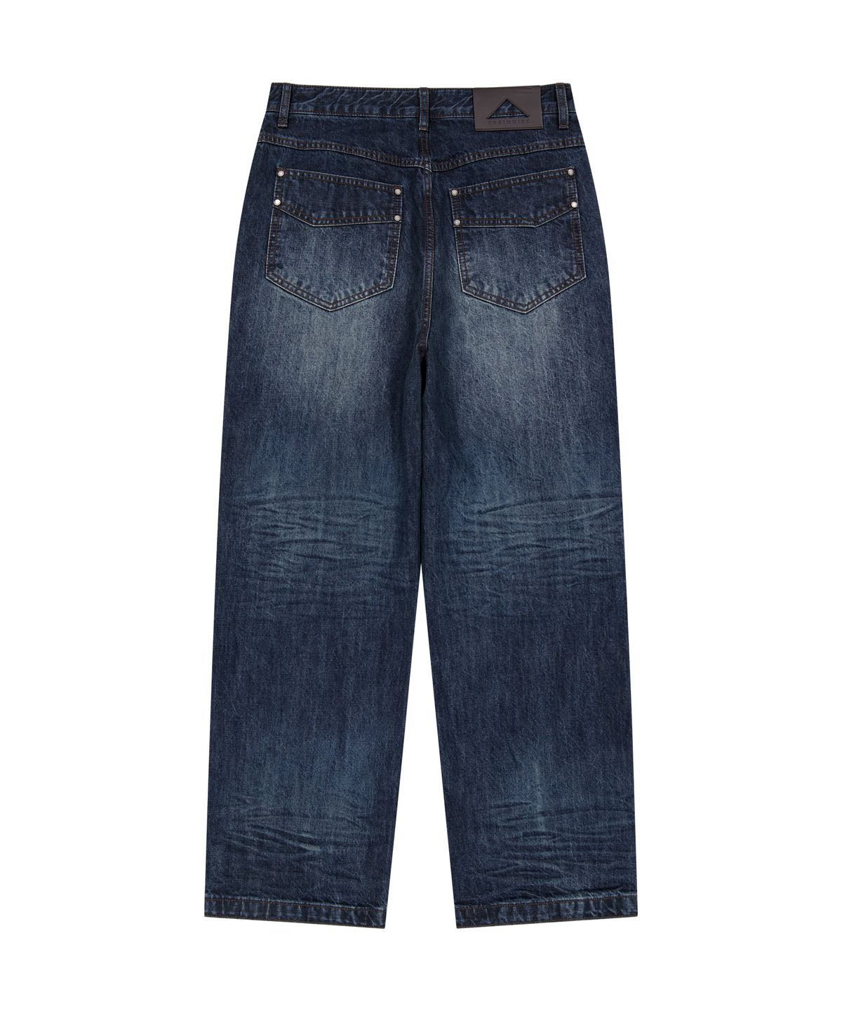 언지미크(UNGIMMICK) BRUSHED STRAIGHT DENIM PANTS (BLUE)