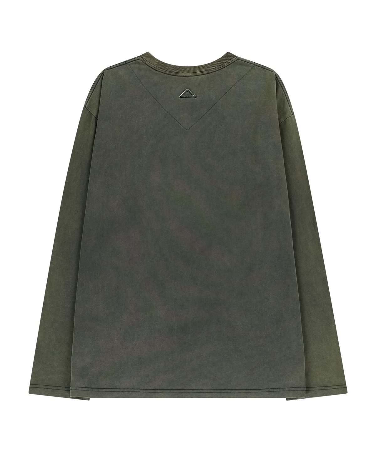 언지미크(UNGIMMICK) WASHED LONG SLEEVE T-SHIRT (KHAKI YELLOW)