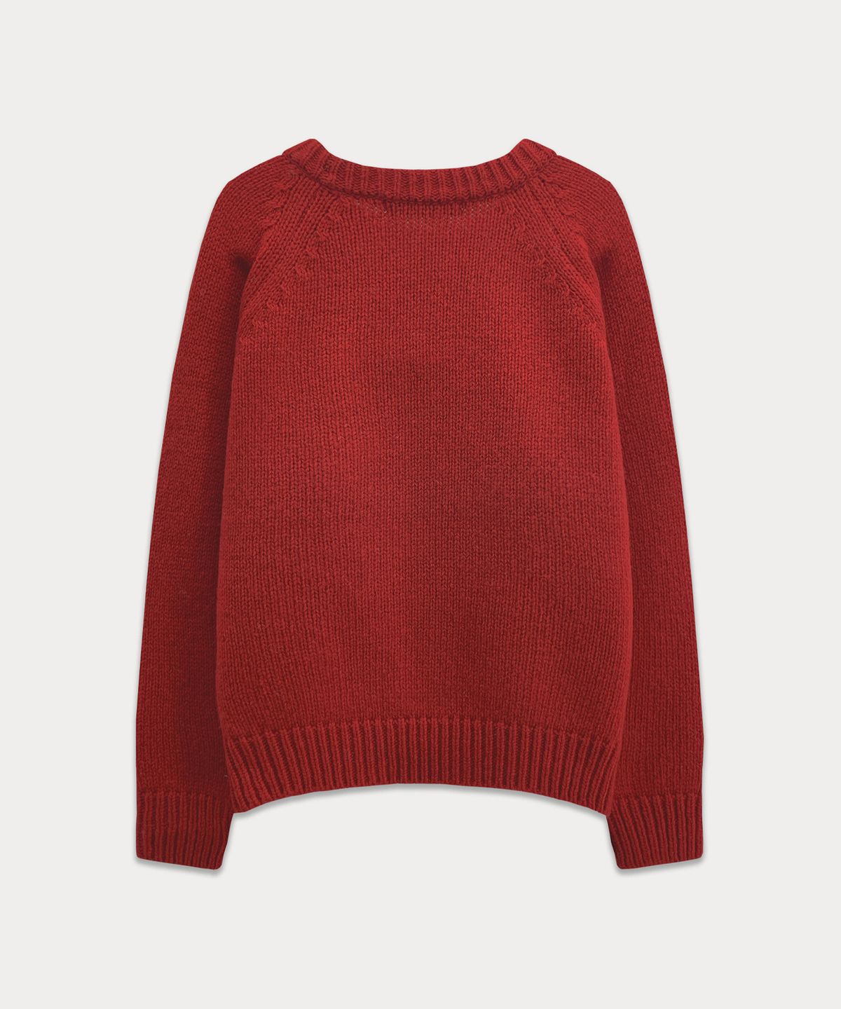 썸웨어버터(SOMEWHEREBUTTER) Kevin Wool Knit - Vintage Red