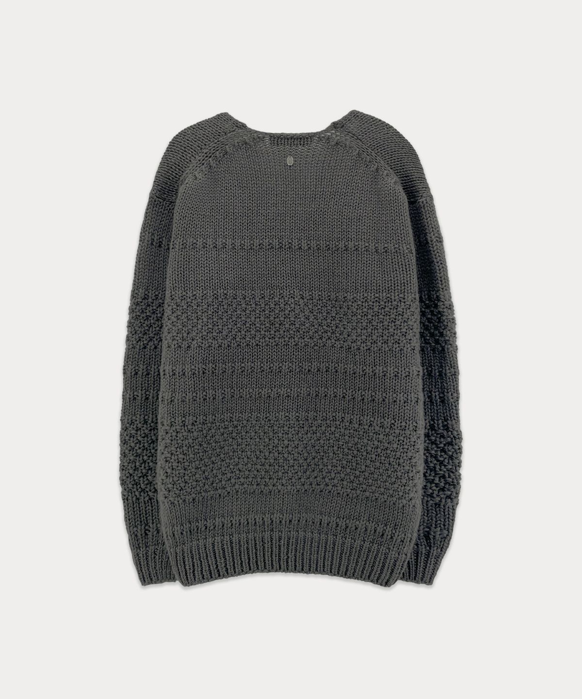 썸웨어버터(SOMEWHEREBUTTER) Tope Wool V-Neck Knit - Charcoal