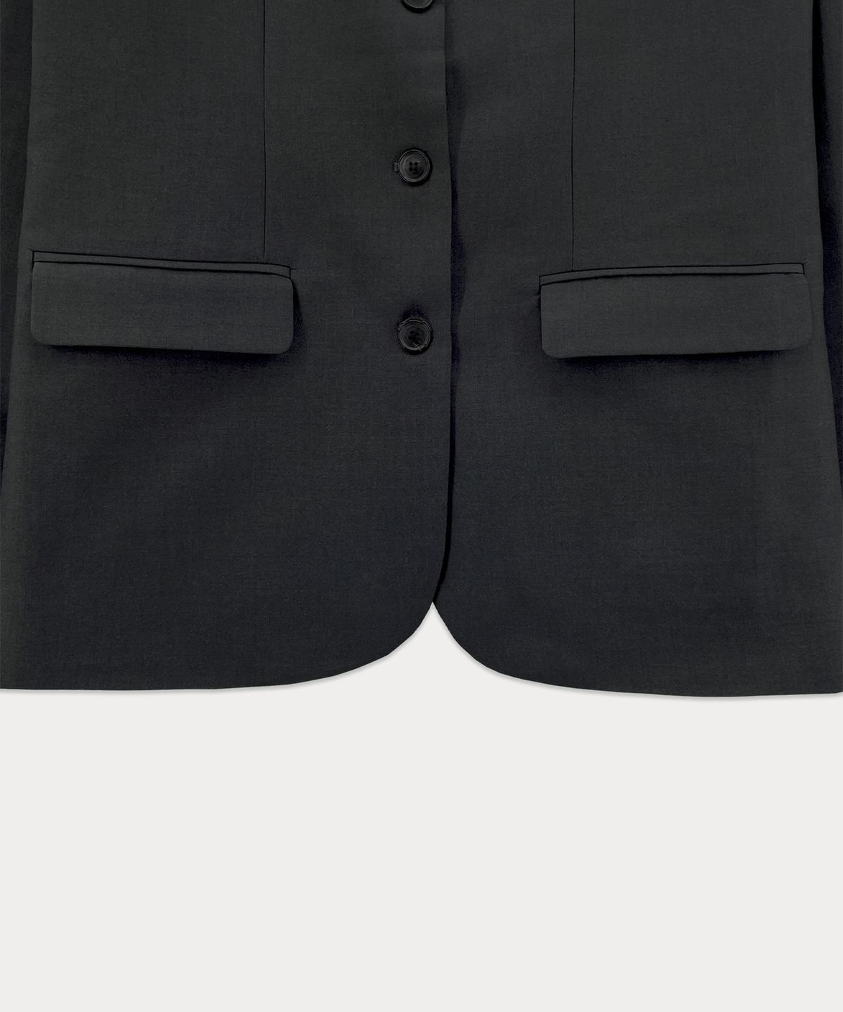 썸웨어버터(SOMEWHEREBUTTER) Classic Single Blazer - Charcoal