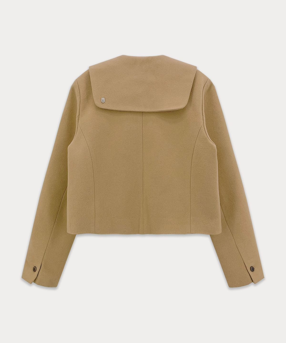 썸웨어버터(SOMEWHEREBUTTER) Tia Sailor Wool Jacket - Beige