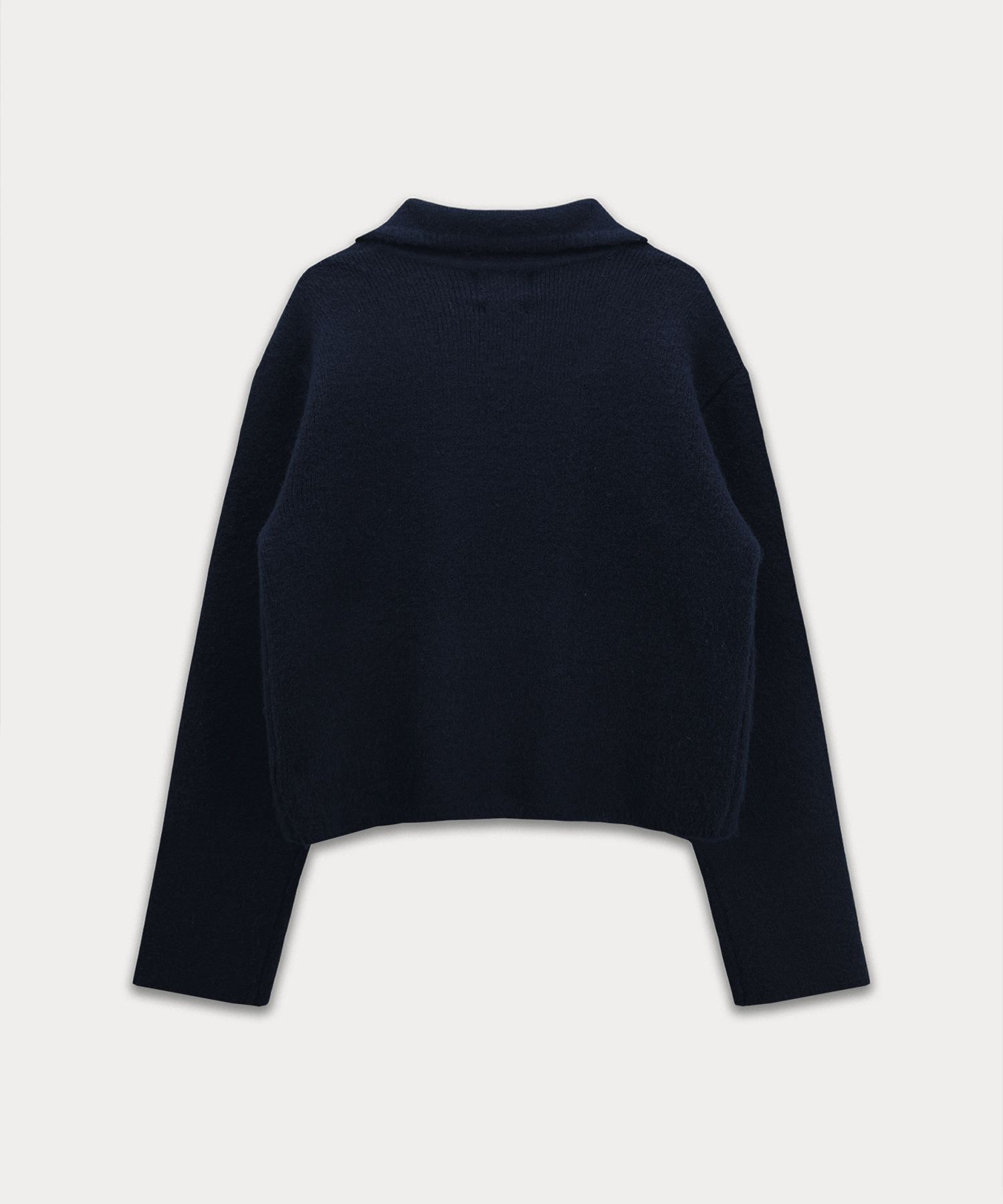 [SOMEWHERE BUTTER]Robin Double Knit ウールジャケット★24AW★ MUSINSA | SOMEWHEREBUTTER Robin Double Knit Wool Jacket - Navy