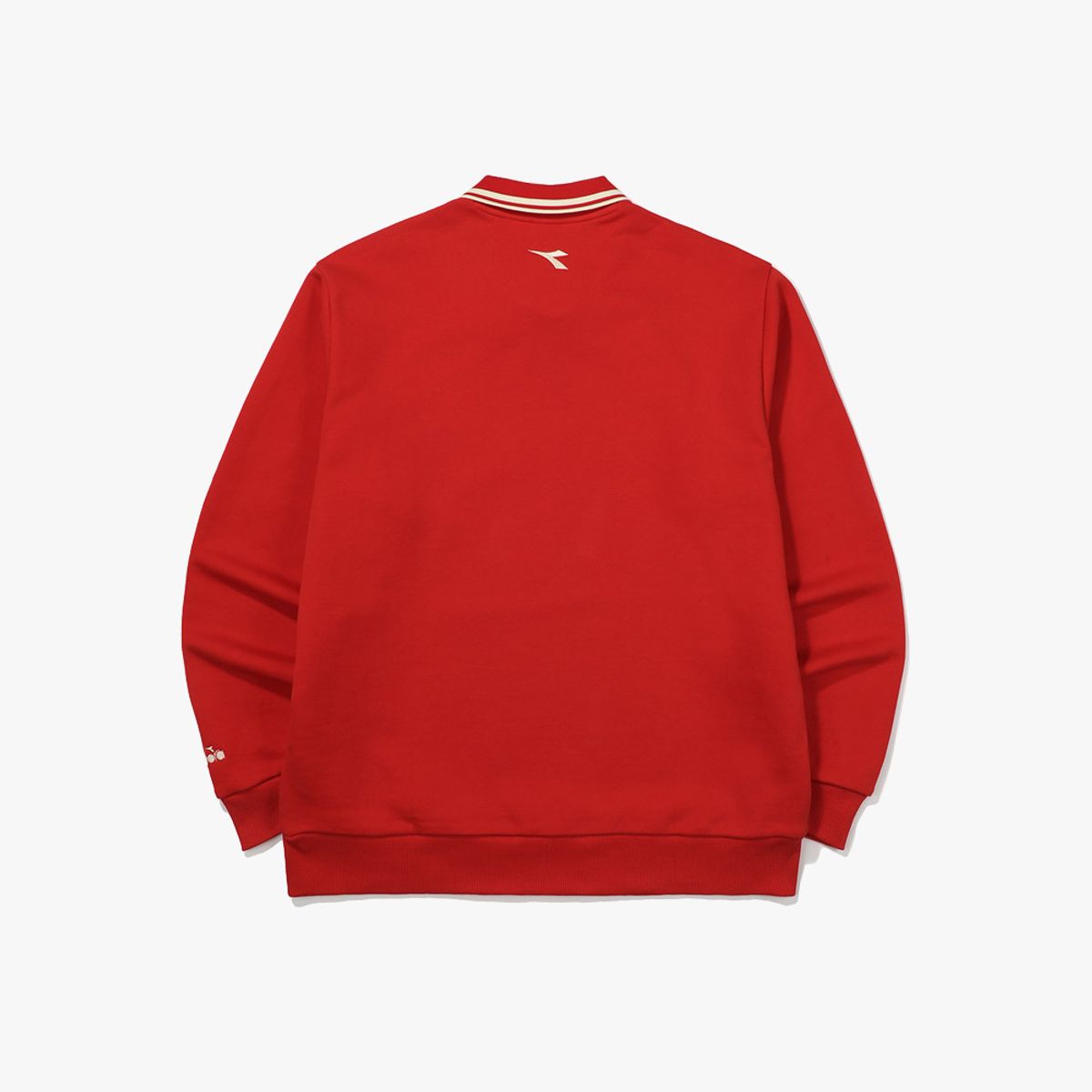 디아도라(diadora) 포르테 카라 스웻셔츠 RED