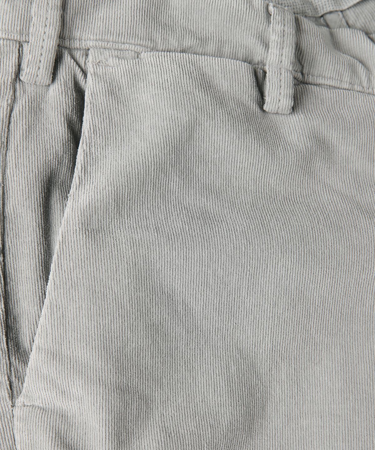 빠니깔레(PANICALE) 그레이 레귤러핏 스몰 코듀로이 팬츠