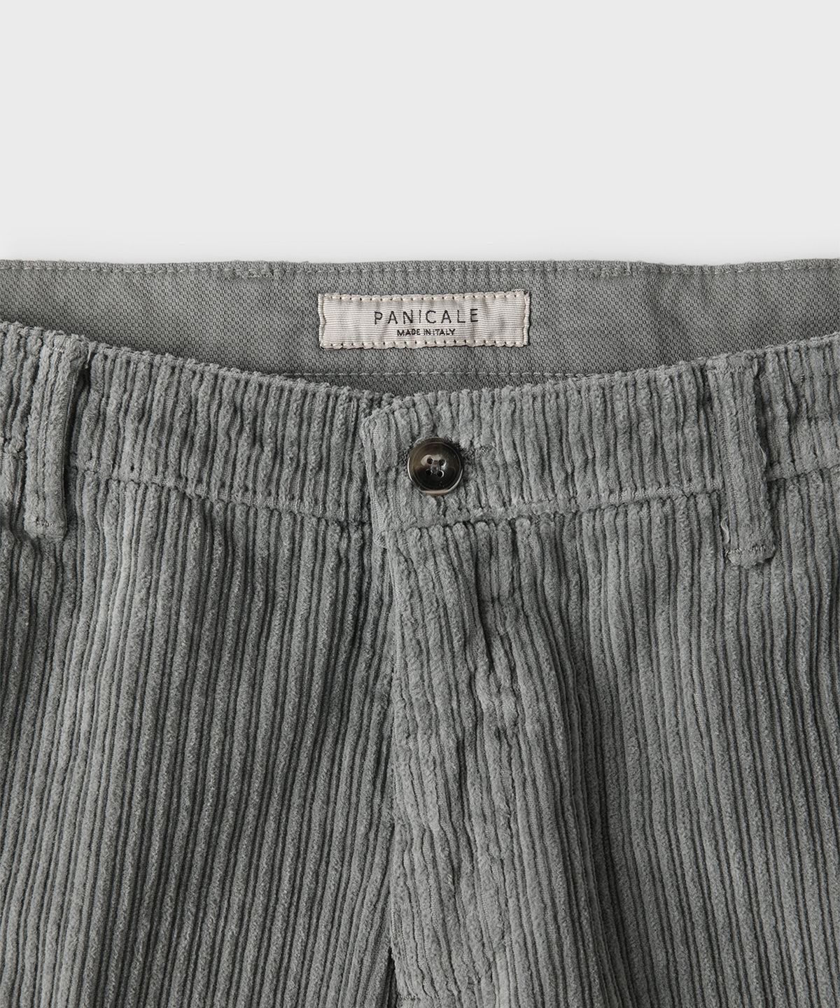 빠니깔레(PANICALE) 그레이 레귤러핏 코듀로이 팬츠