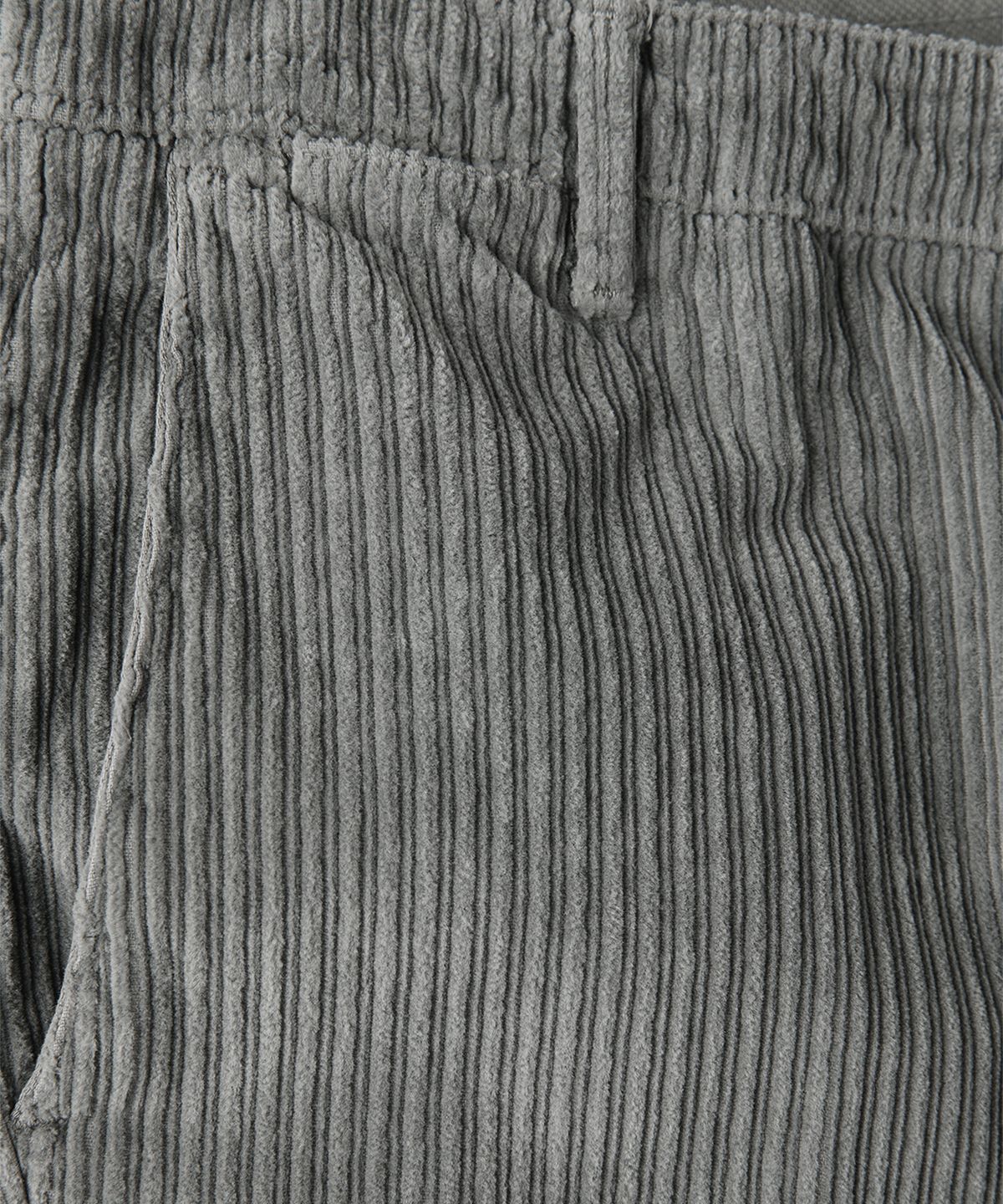 빠니깔레(PANICALE) 그레이 레귤러핏 코듀로이 팬츠